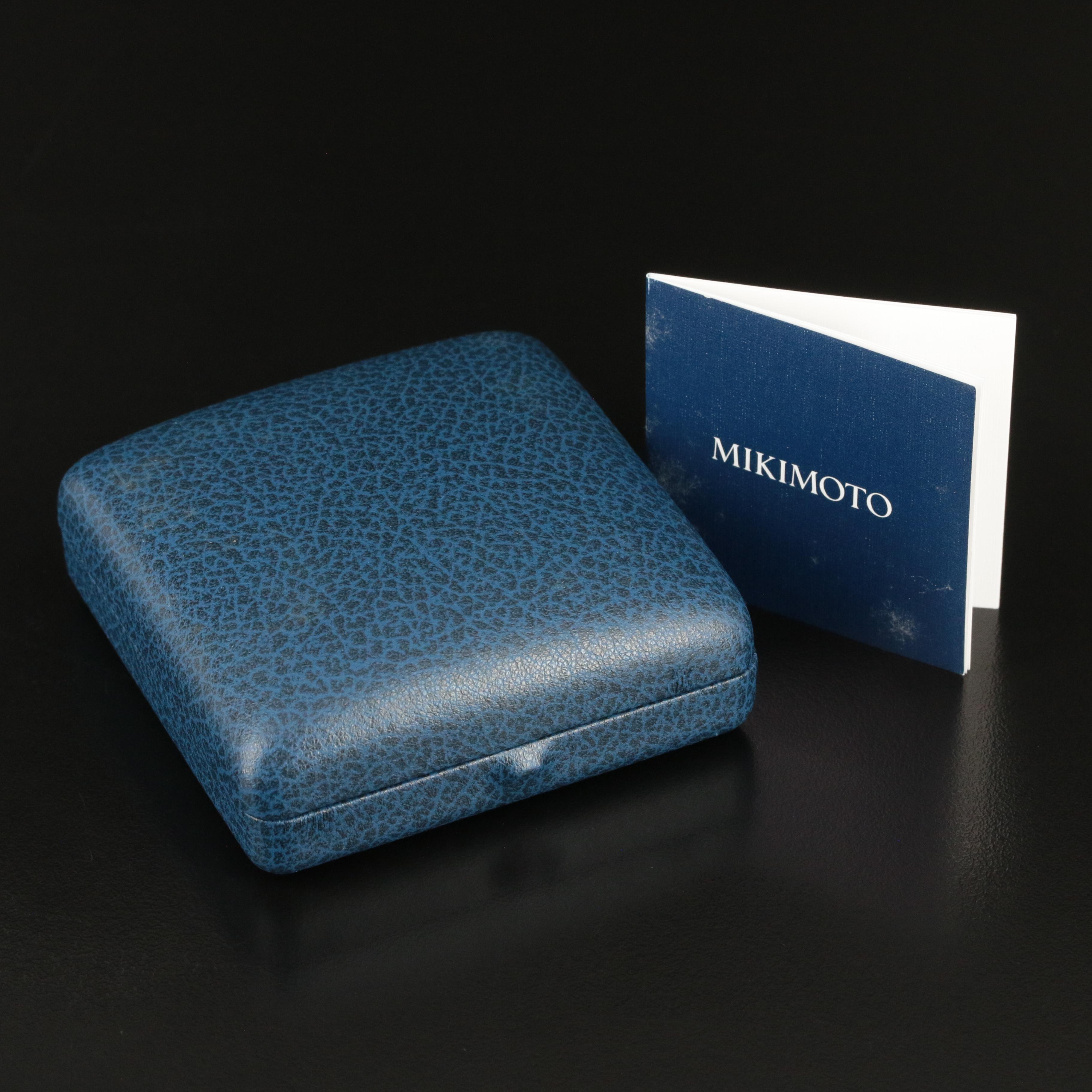 Mikimoto 18K Pearl Solitaire Pendant Necklace