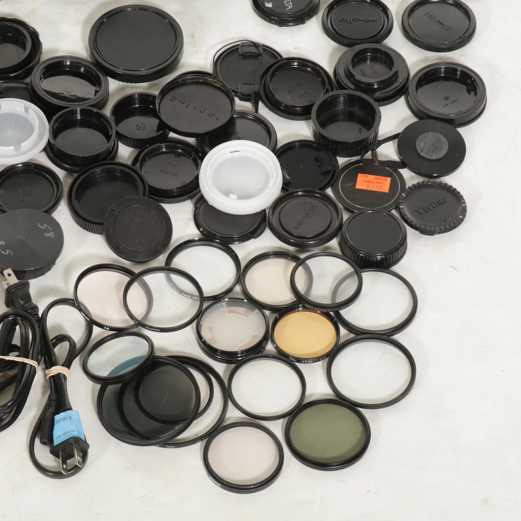 Minolta Camera Bodies and Assorted Lenses