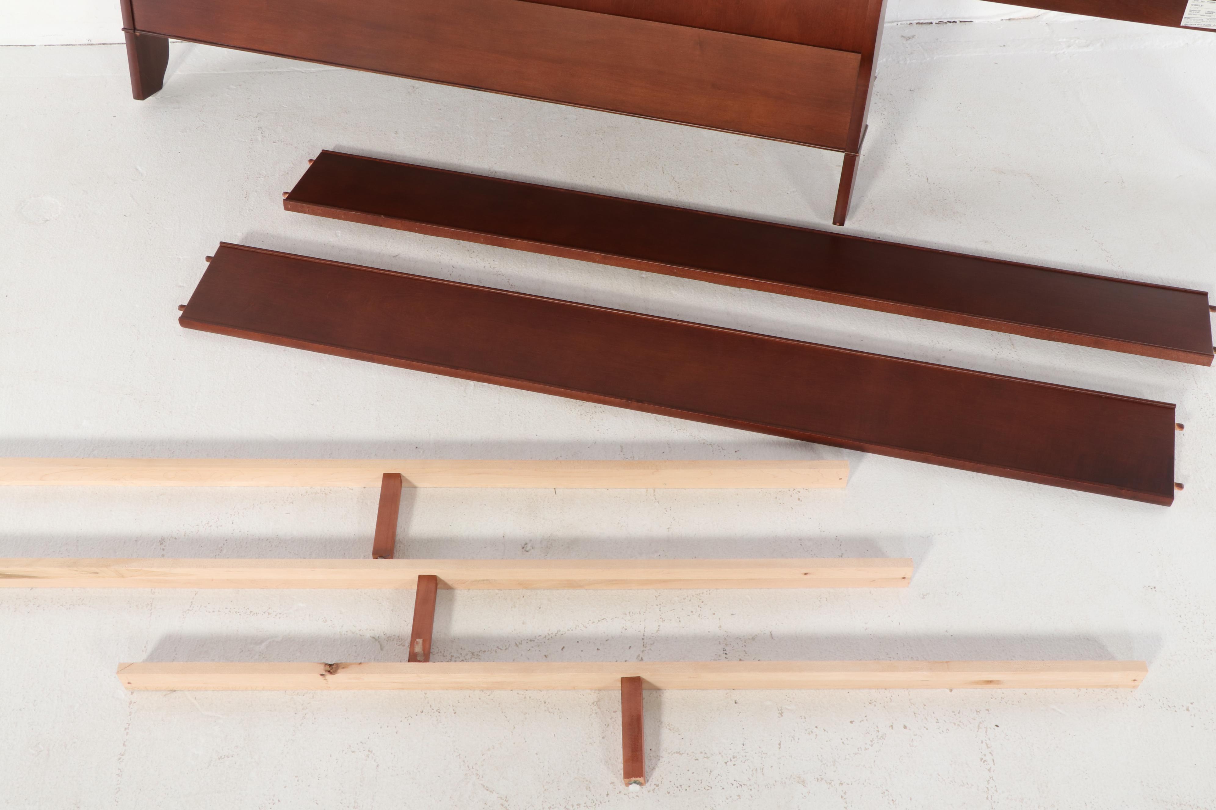 HPL Mobilier Furniture Louis Philippe Style Queen Size Sleigh Bed Frame