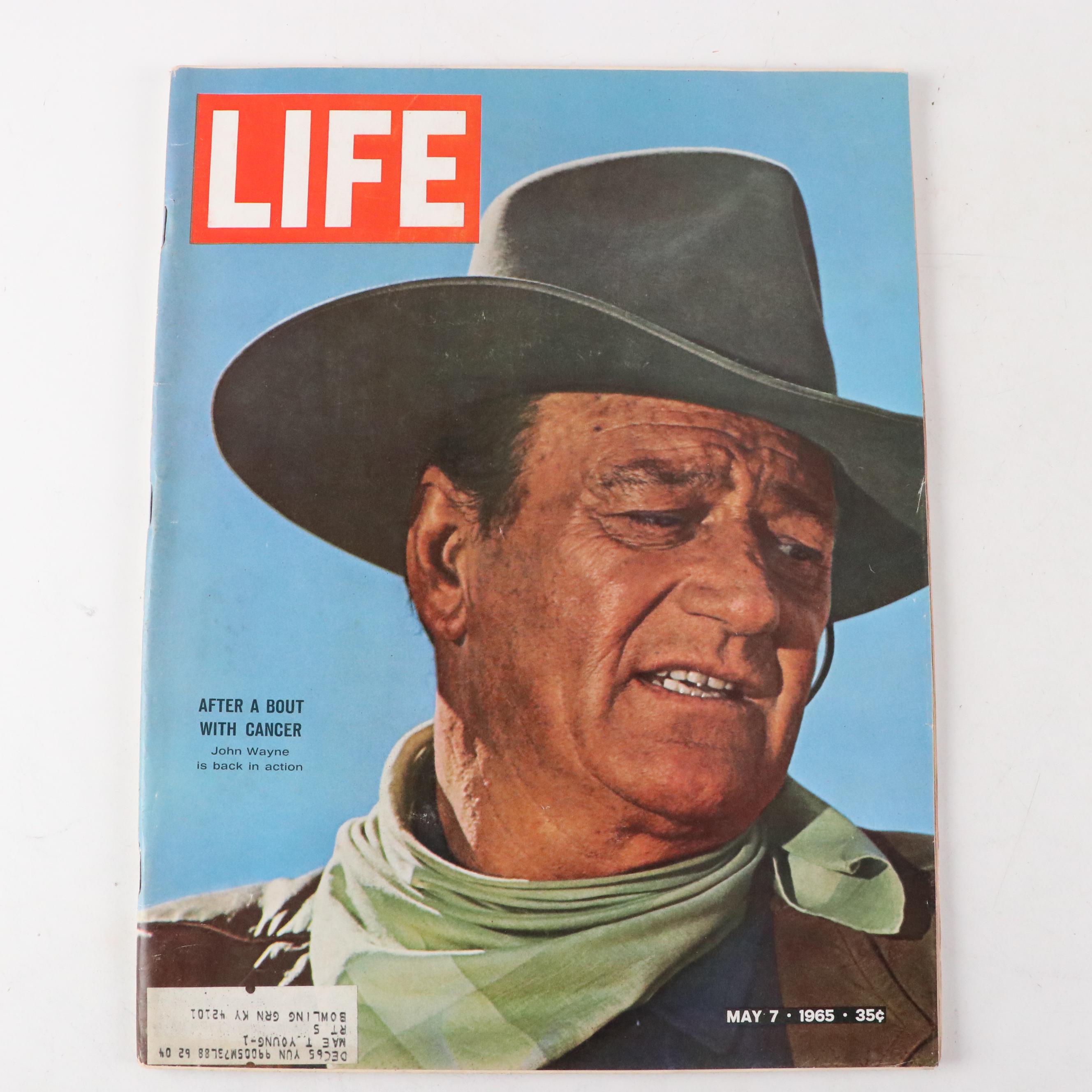 "LIFE" Magazine Collection Including Civil Rights, John Wayne and More, 1960s