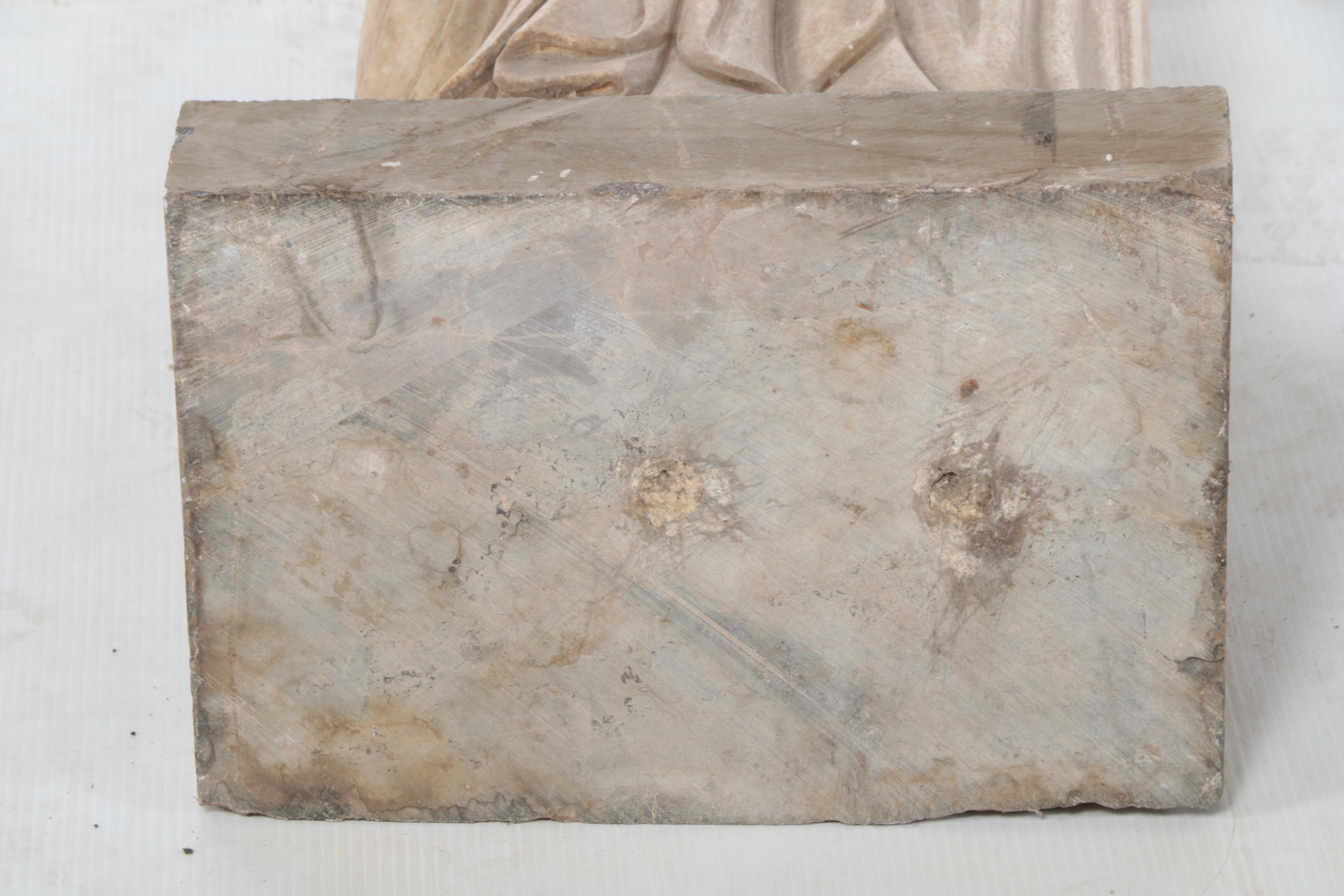 Carved Stone Classical Style Female Form Sculpture