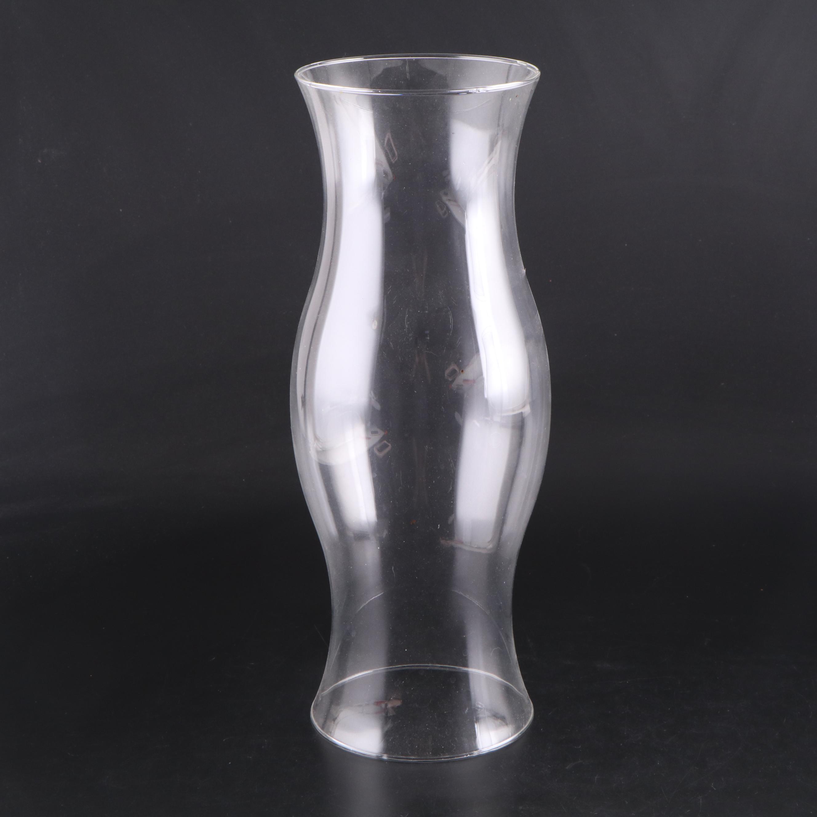 Pair of Glass Hurricanes