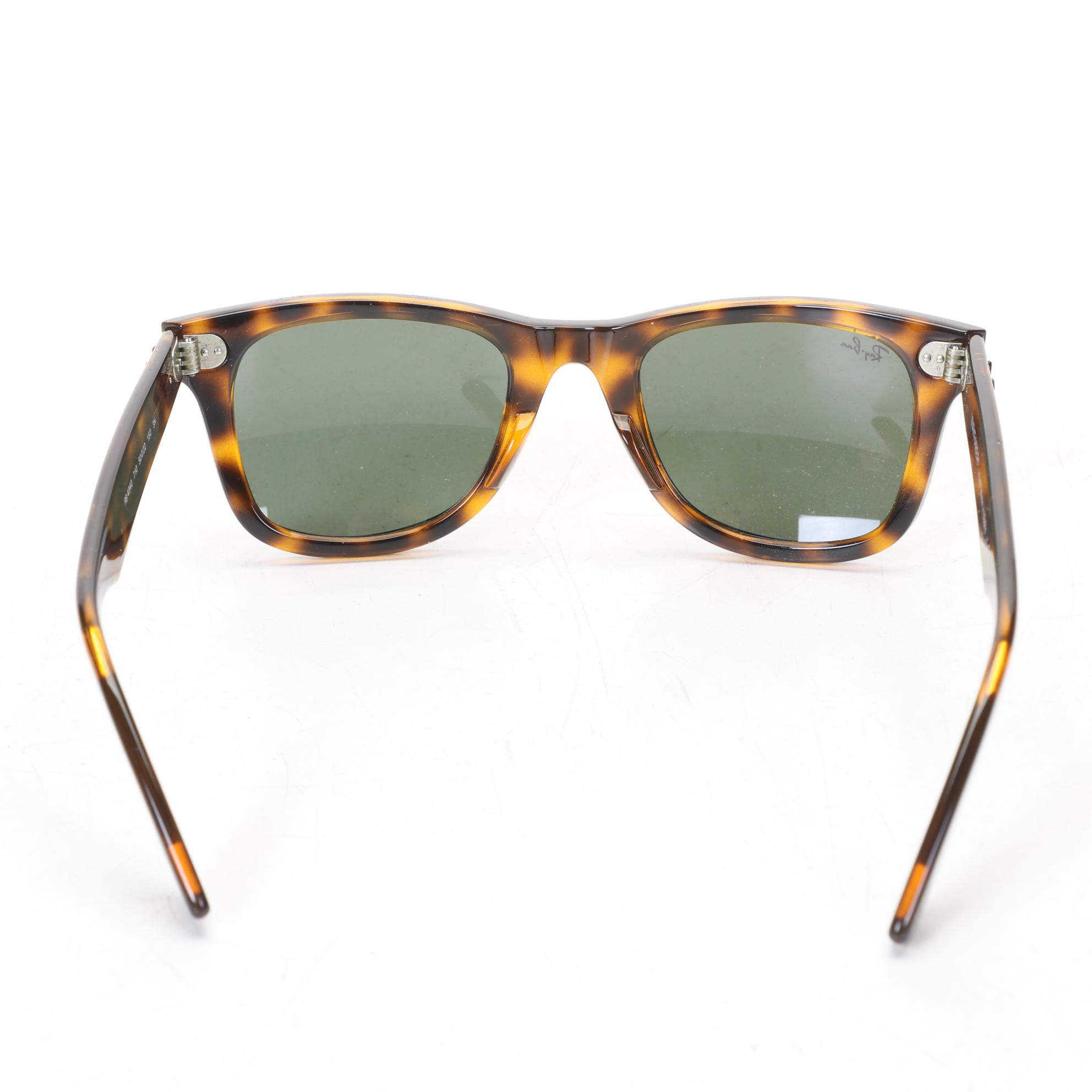 Ray-Ban RB 4340 Wayfarer Sunglasses and RB 5283 Tortoise Prescription Glasses