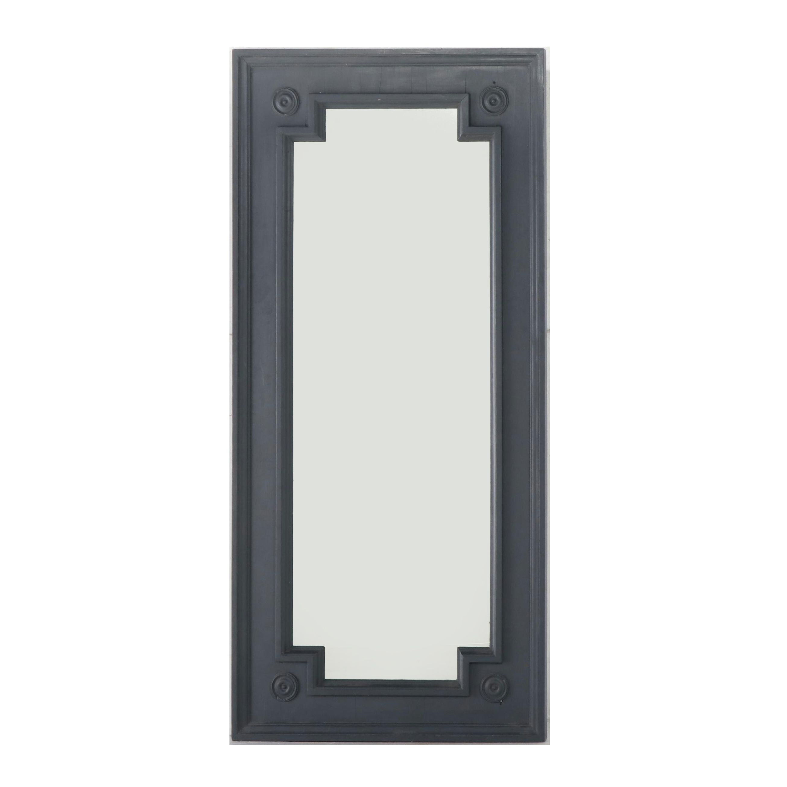 Turning House Furniture Painted Wood Frame Wall Mirror