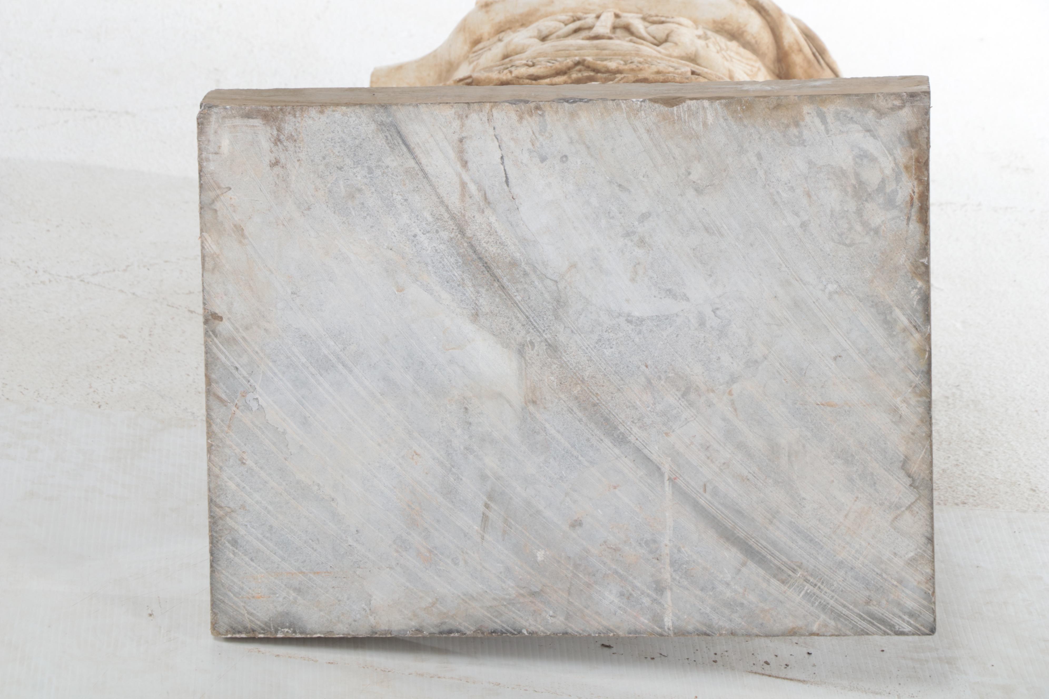 Roman/Classical Style Carved Stone Male Torso