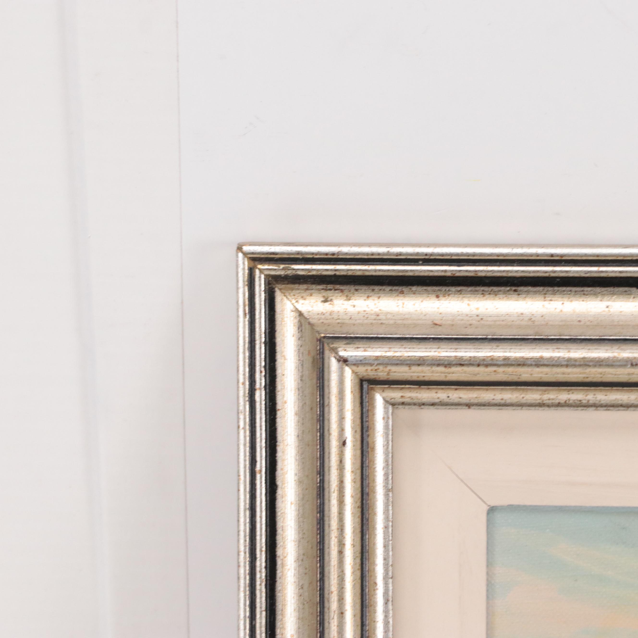 Michael Stoffa Oil Painting "Wonson Cove," 1985