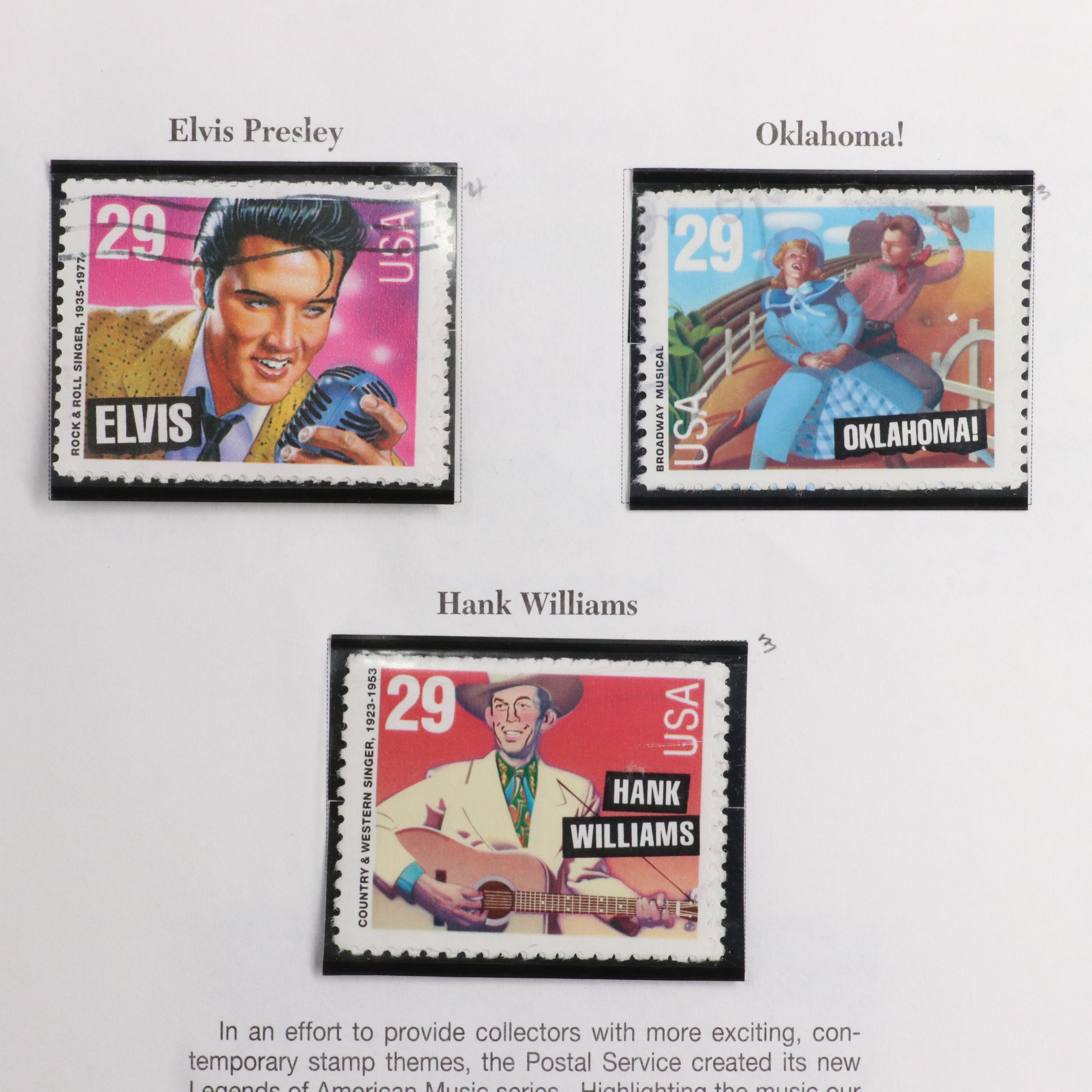 Minuteman Stamp Album With United States Stamps From 1993