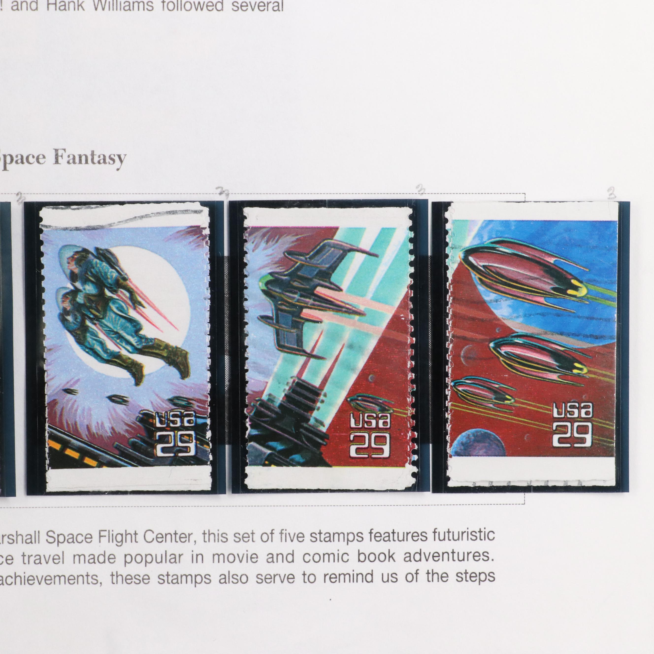 Minuteman Stamp Album With United States Stamps From 1993