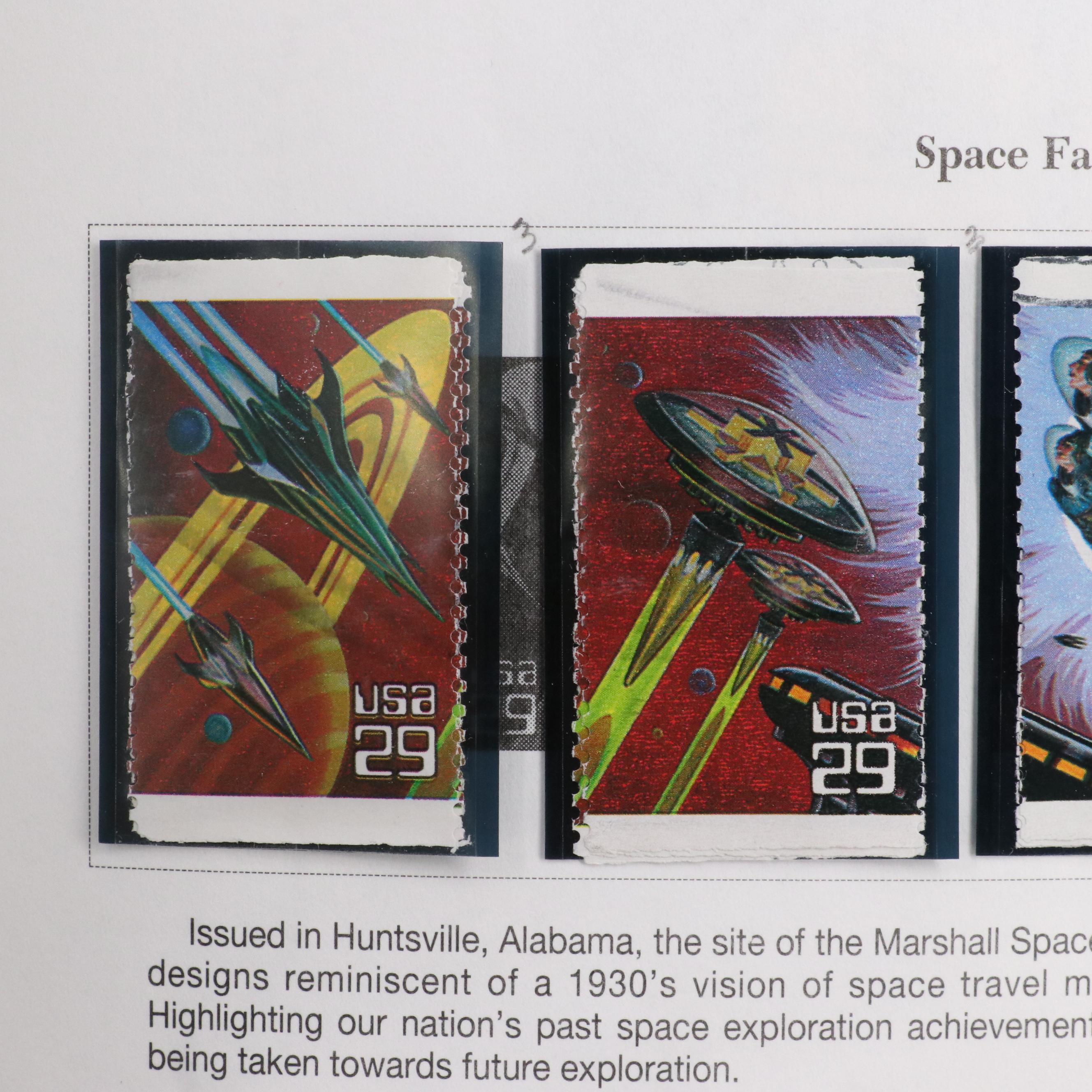 Minuteman Stamp Album With United States Stamps From 1993