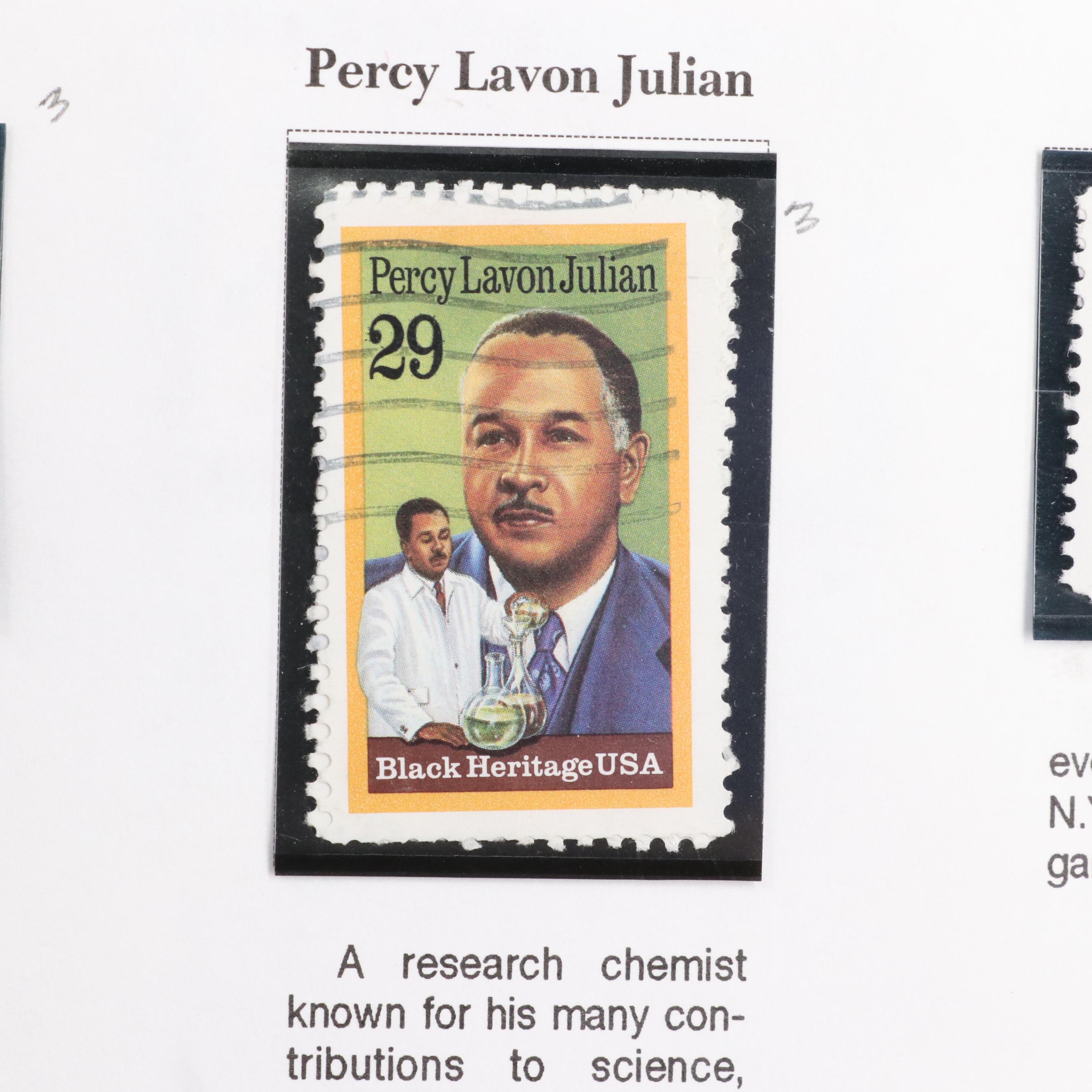 Minuteman Stamp Album With United States Stamps From 1993