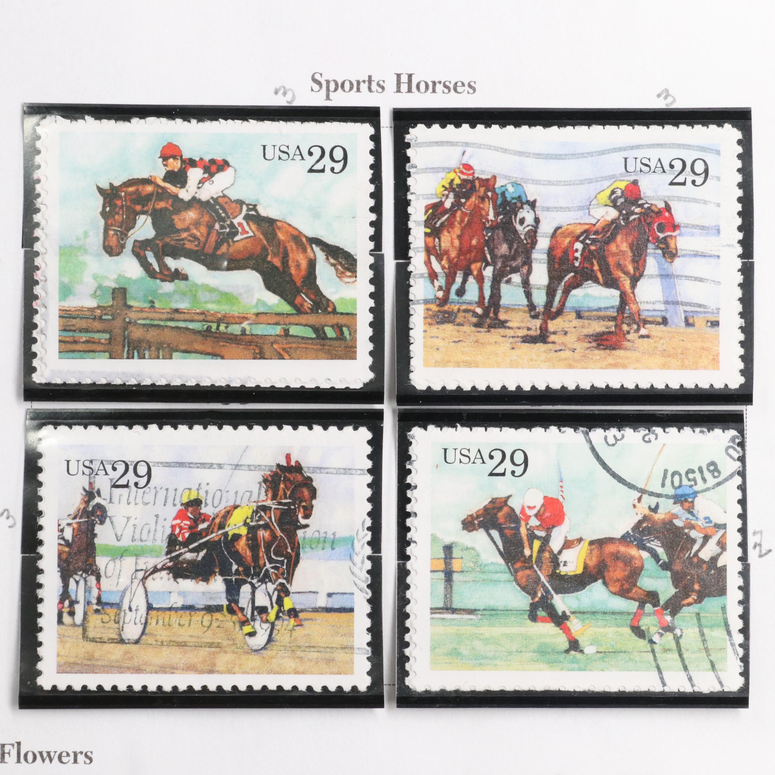 Minuteman Stamp Album With United States Stamps From 1993