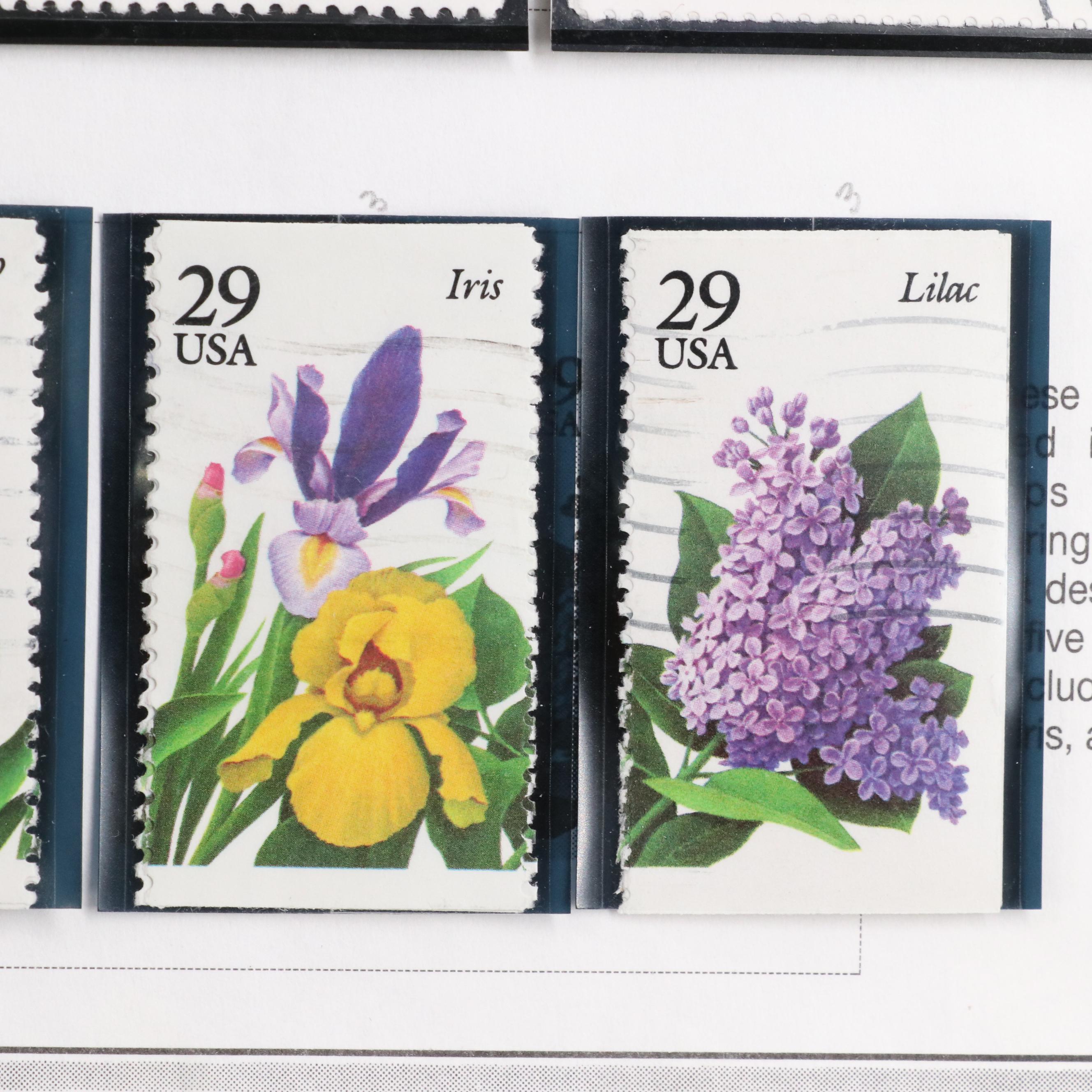 Minuteman Stamp Album With United States Stamps From 1993