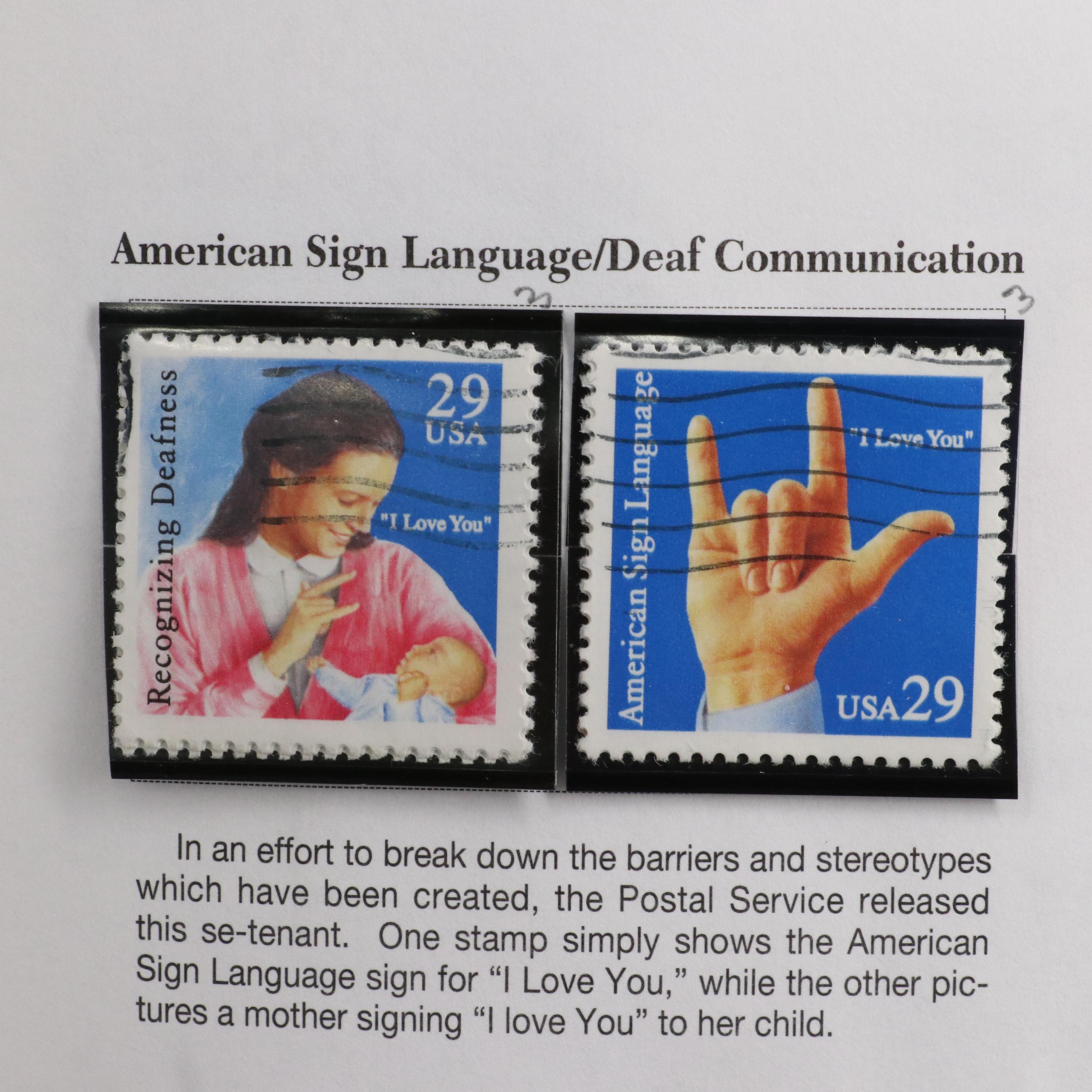 Minuteman Stamp Album With United States Stamps From 1993