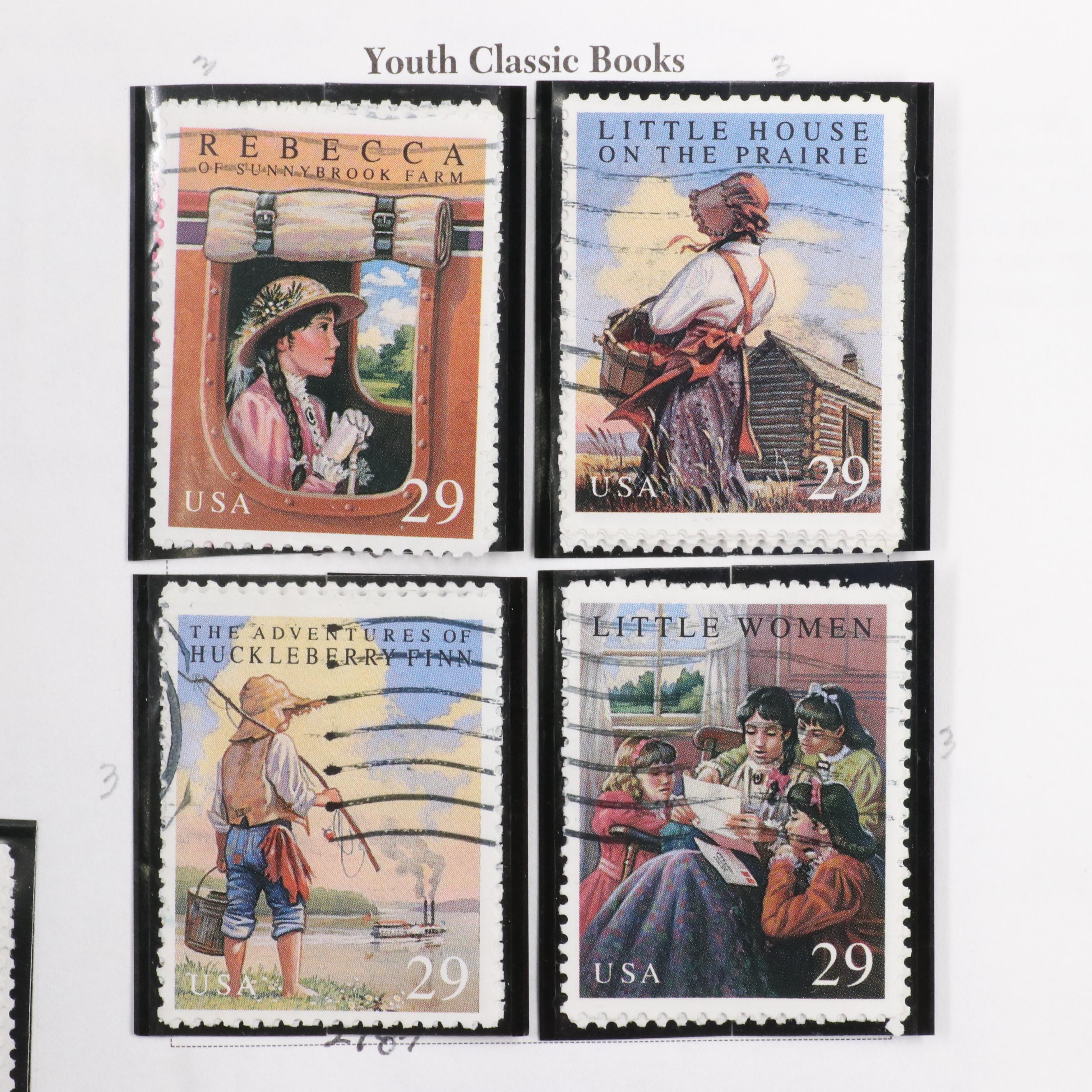 Minuteman Stamp Album With United States Stamps From 1993