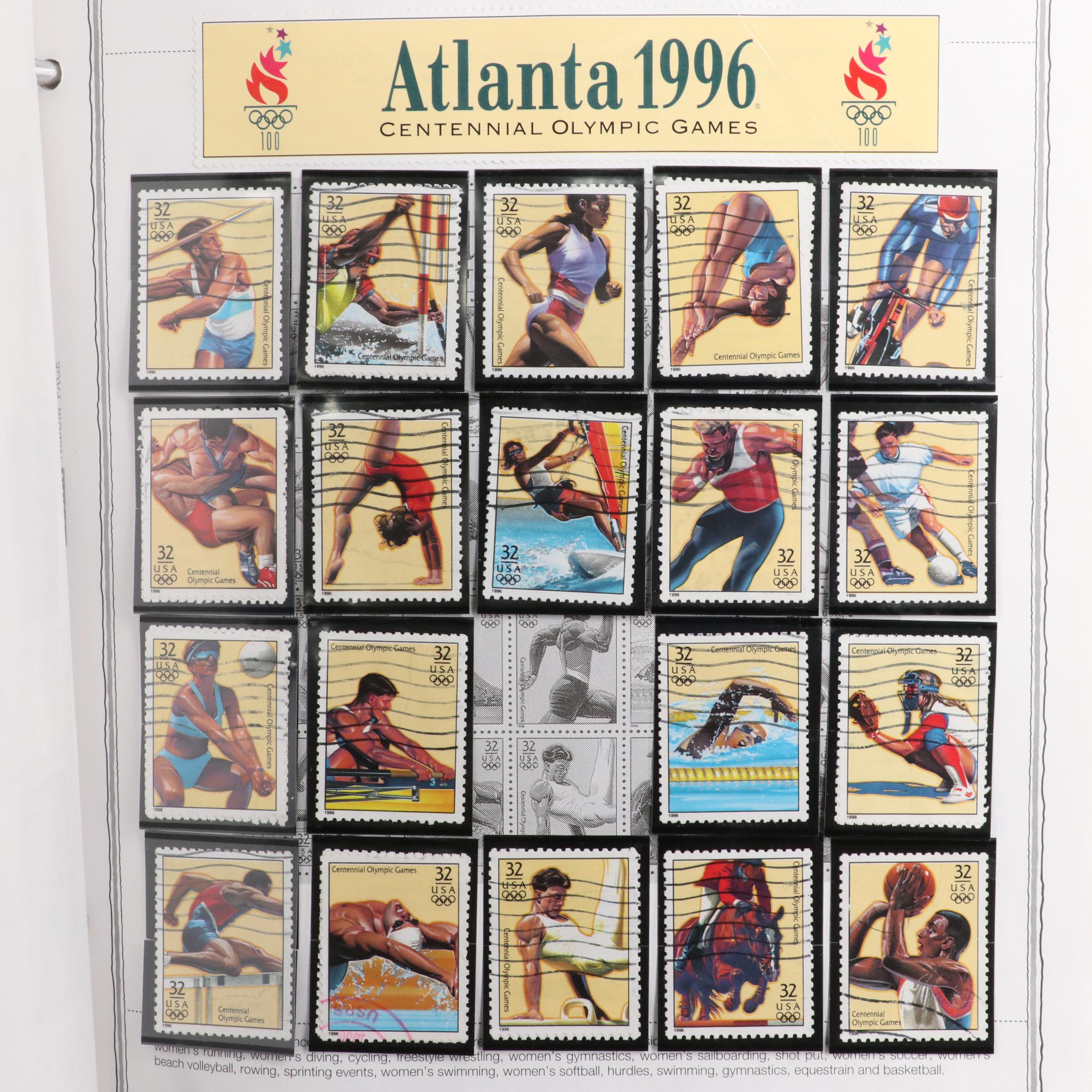 Minuteman Stamp Album With United States Stamps From 1993