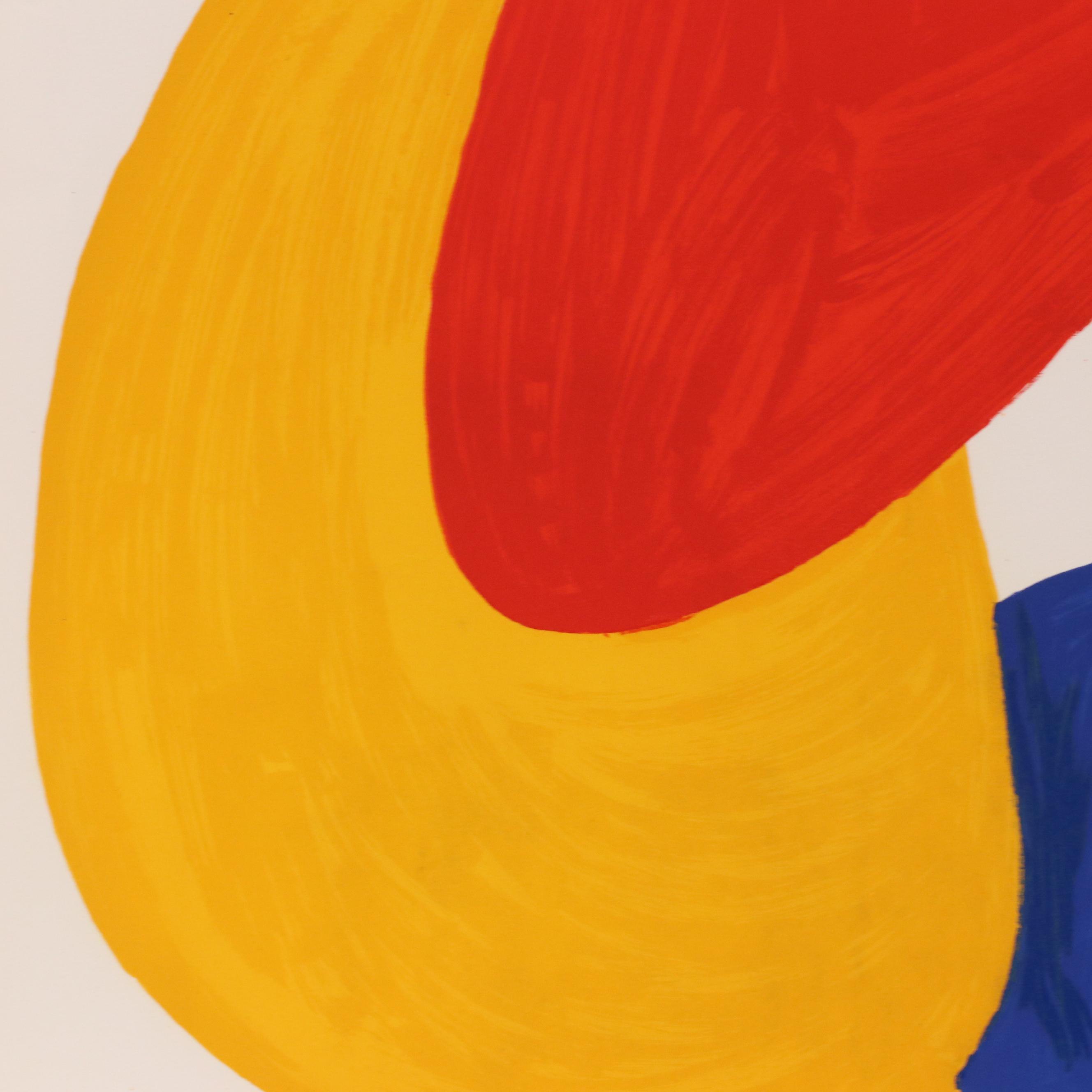 Alexander Calder Color Lithograph "Boomerang," 1974