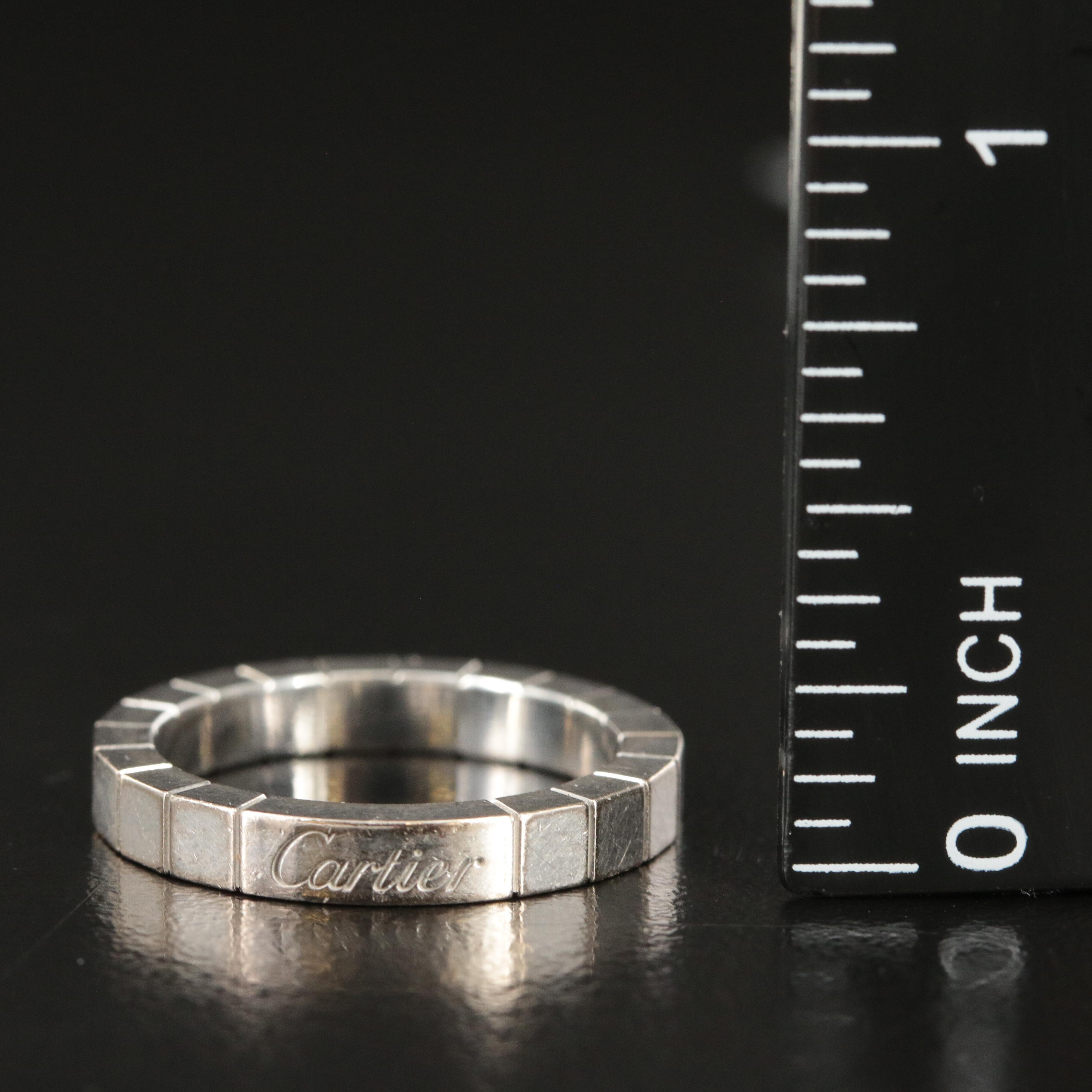 Cartier 18K "Lanieres" Ring