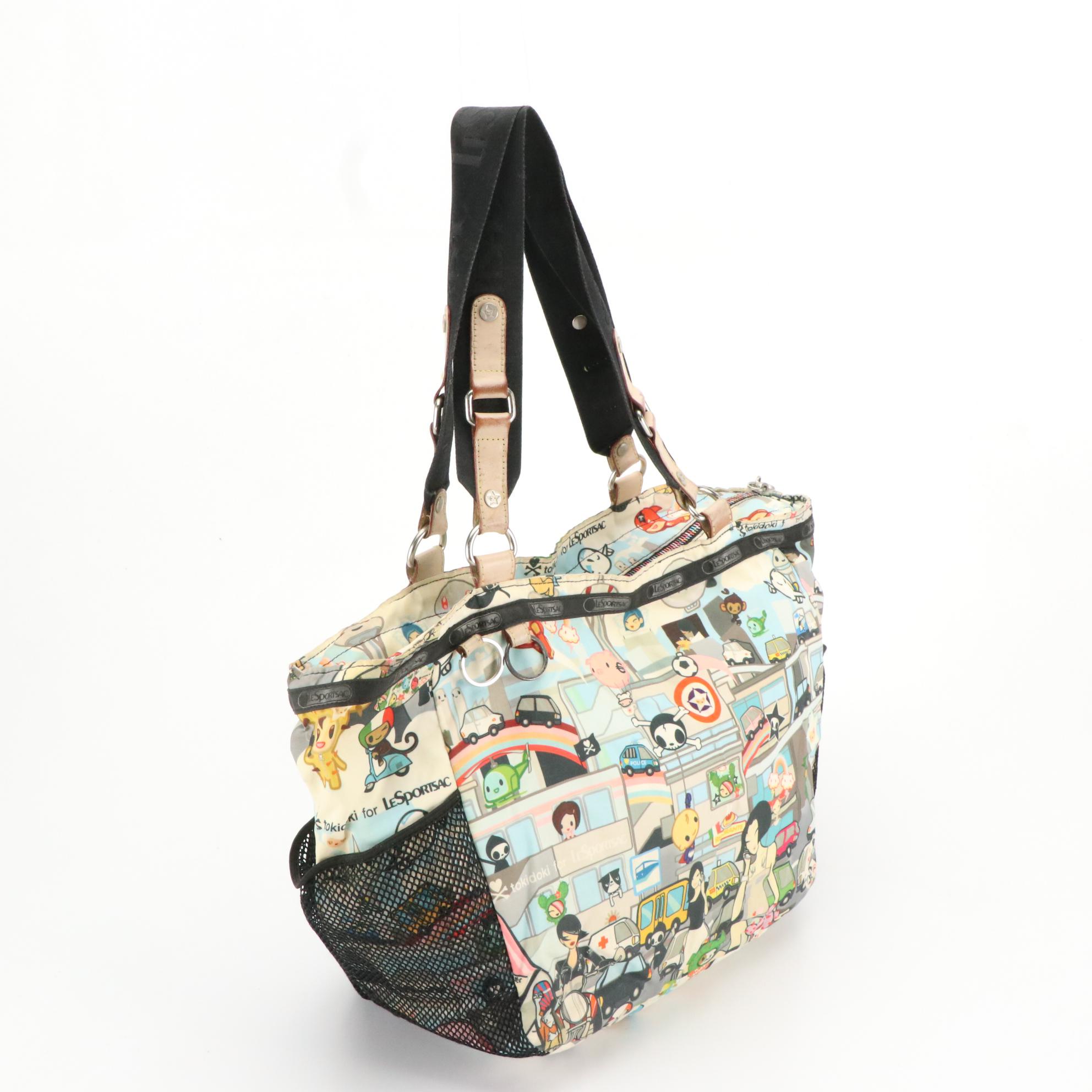 Tokidoki x LeSportsac and Disney x LeSportsac Patterned Ripstop Nylon Bags