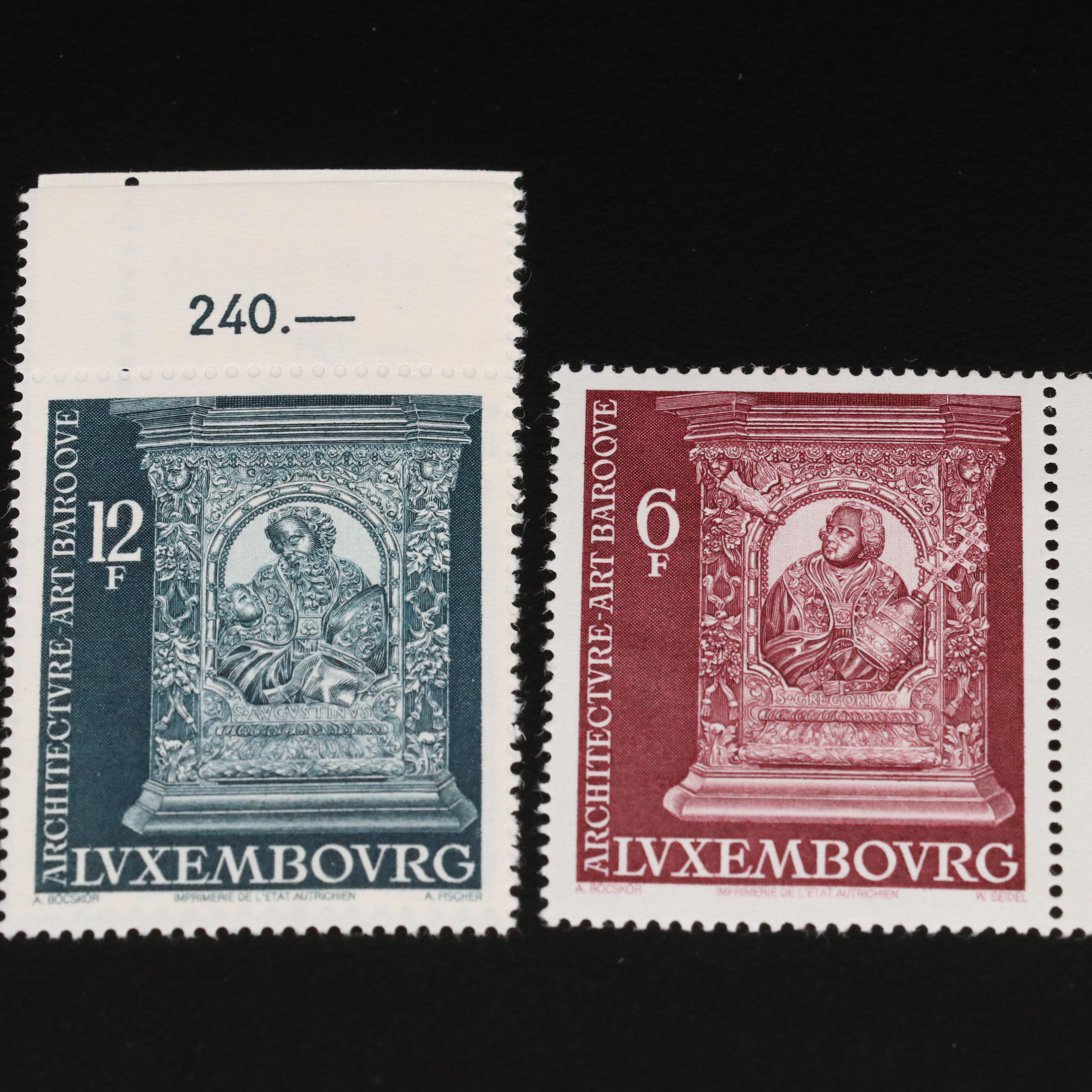 Assortment of U.S. Postage Stamps, 1940s and 1950s