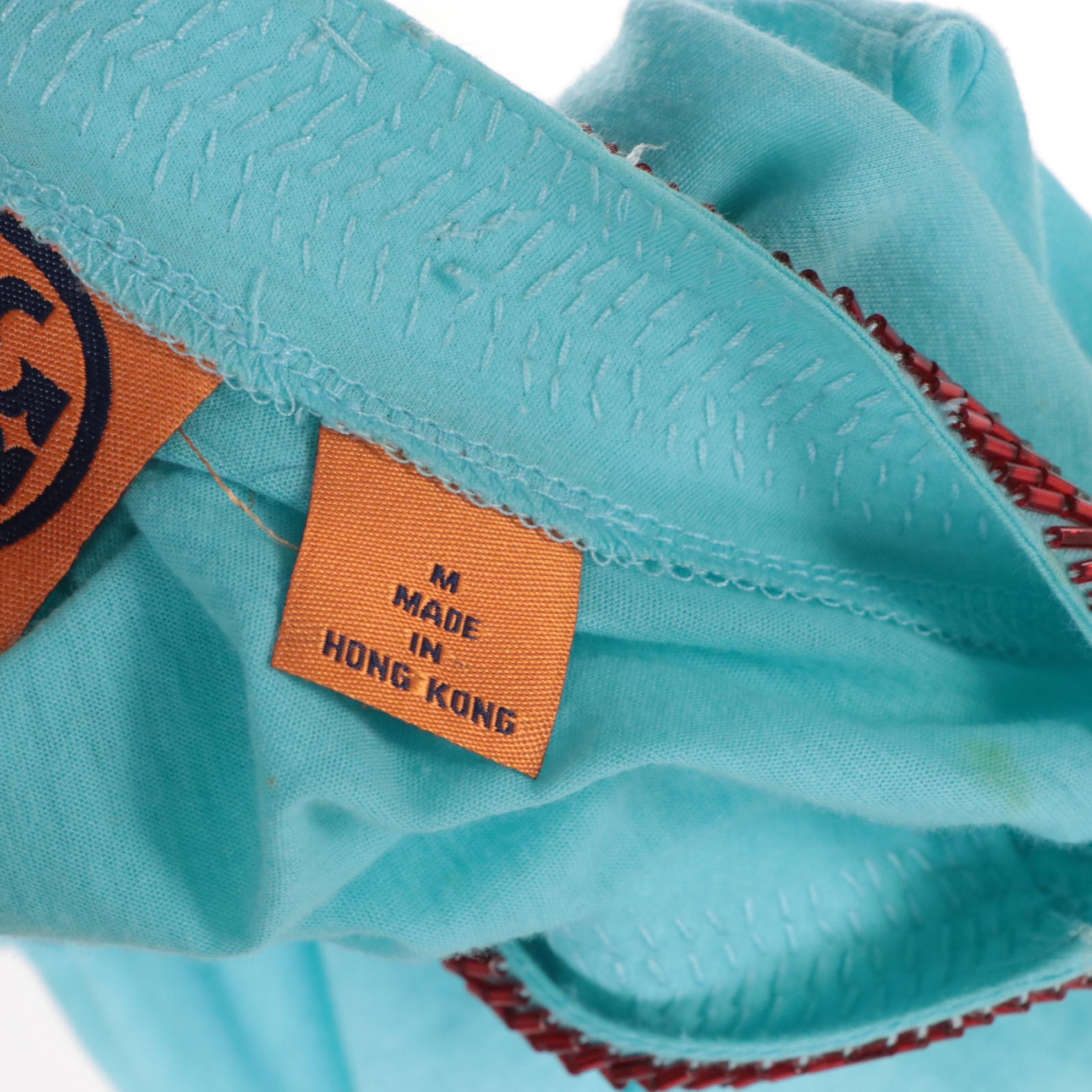 Mara Hoffman Reversible Floral One Piece Swimsuit, Tory Burch Embellished Top