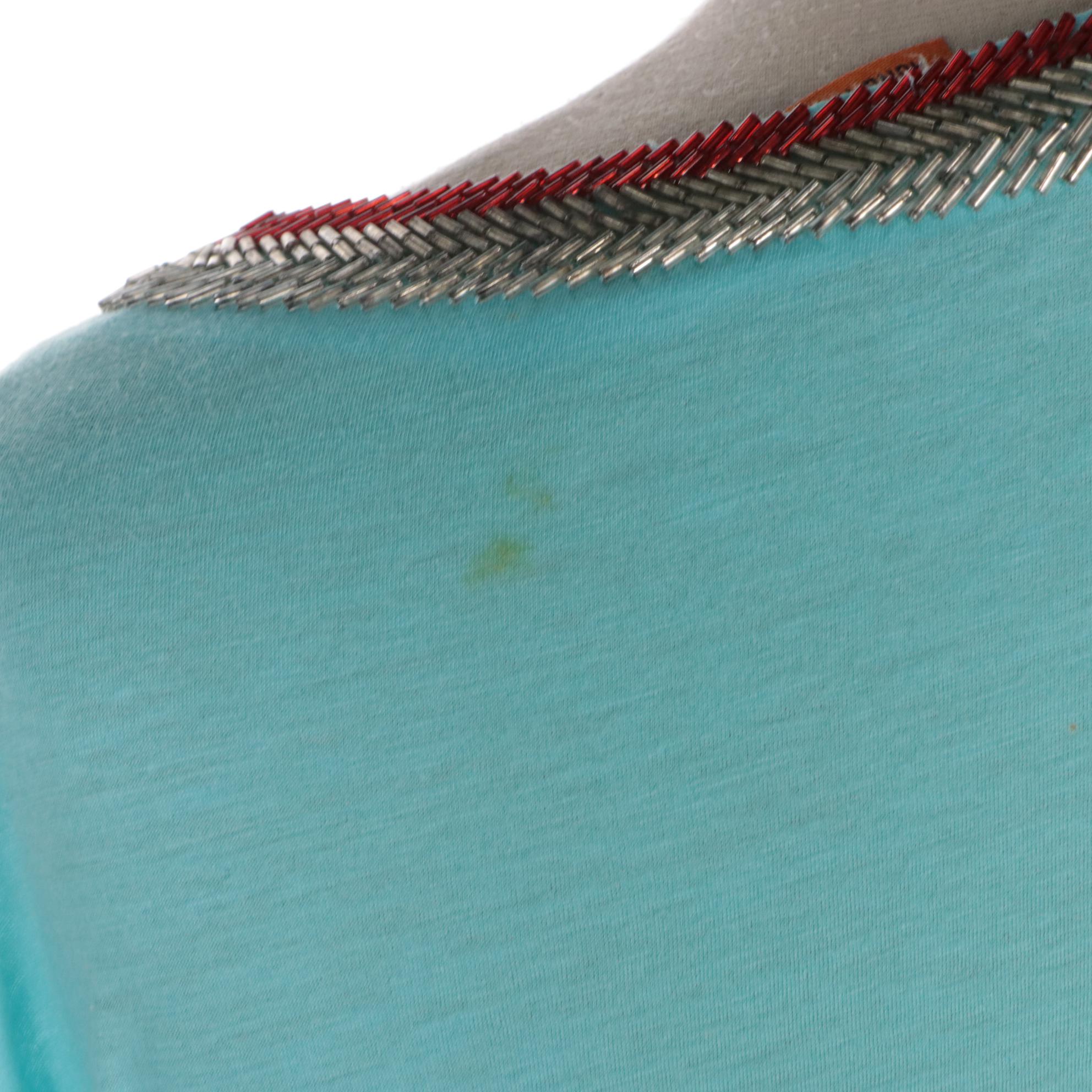 Mara Hoffman Reversible Floral One Piece Swimsuit, Tory Burch Embellished Top