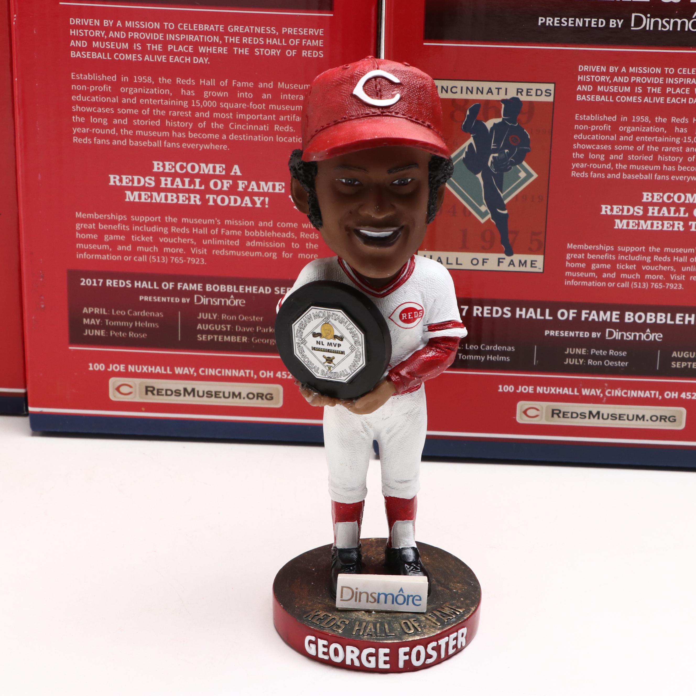 Pete Rose and Joey Votto Bobbleheads with Great American Ballpark Replica, More