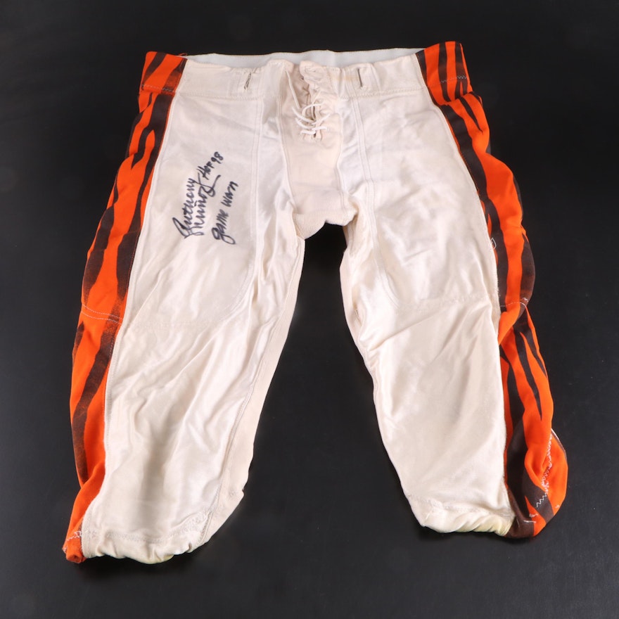 Anthony Muñoz Game-Used and Signed Cincinnati Bengals Football Pants