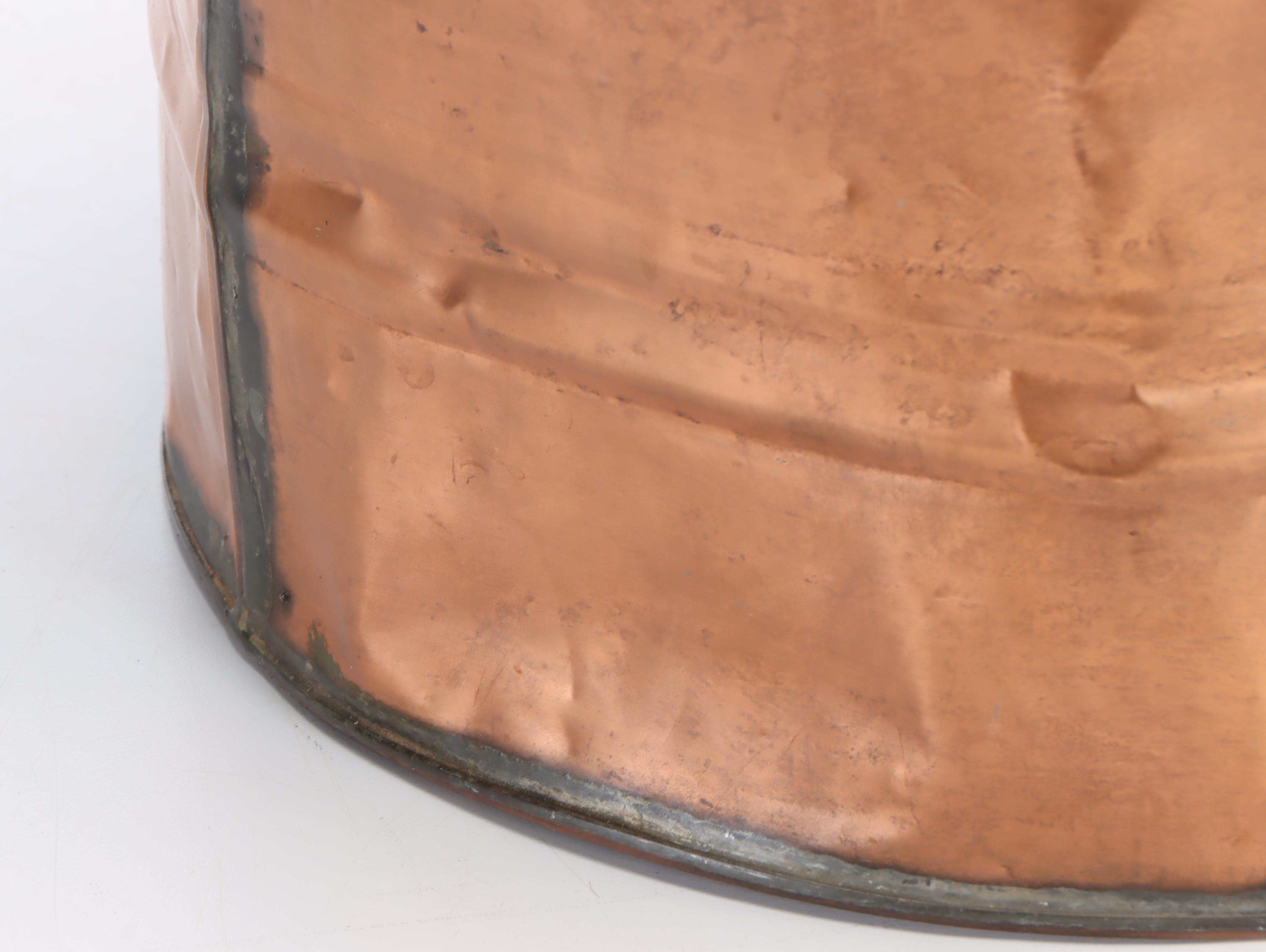 Revere Tin Lined Copper Boiler Wash Tub With Lid
