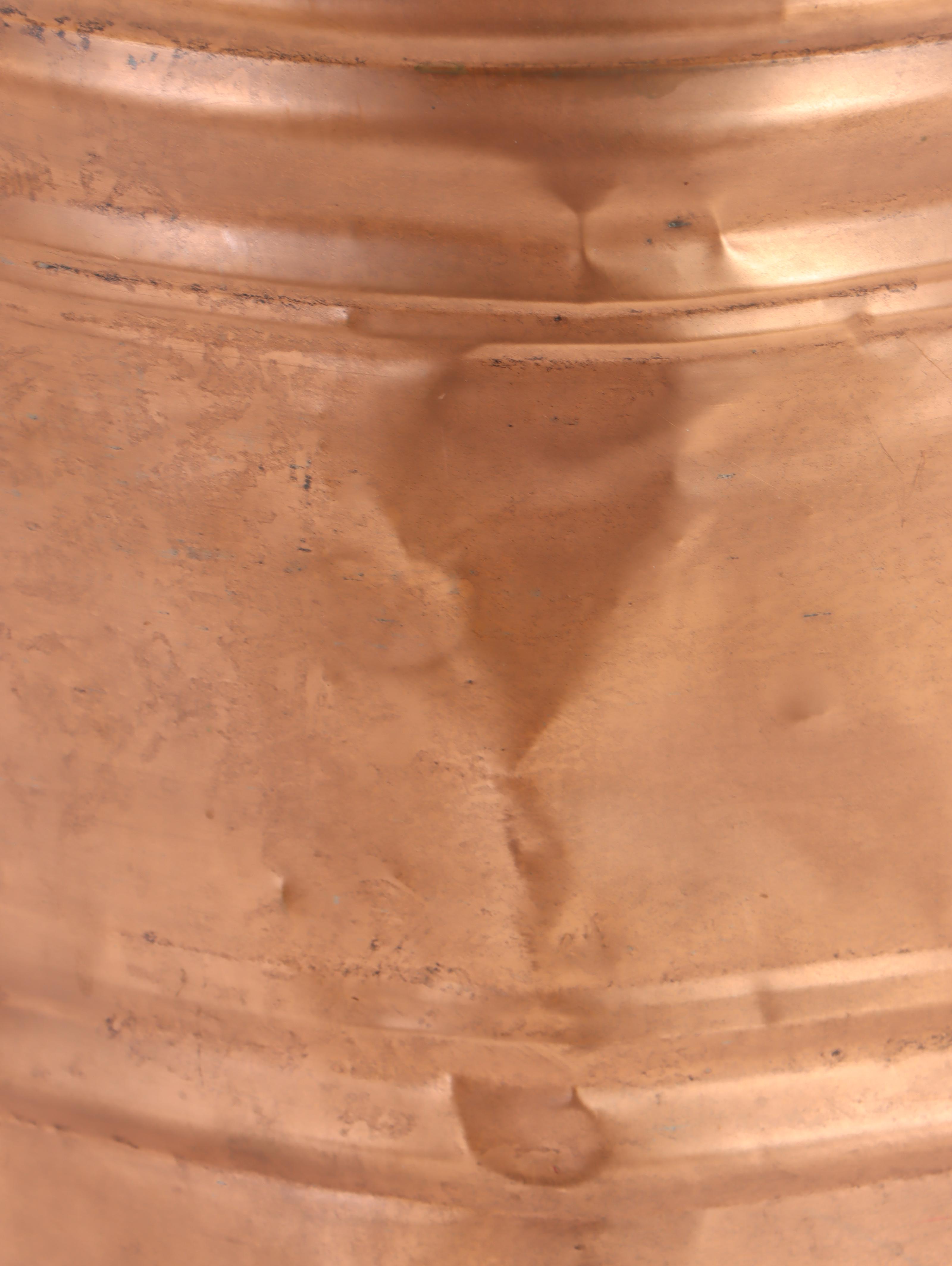 Revere Tin Lined Copper Boiler Wash Tub With Lid