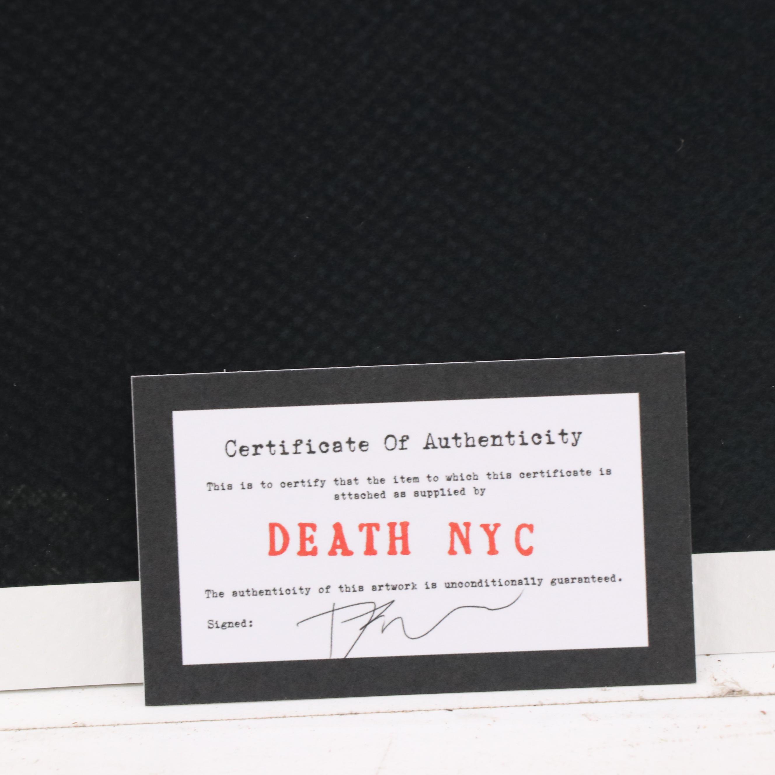 Death NYC Pop Art Graphic Print of Jennifer Lawrence, 2023