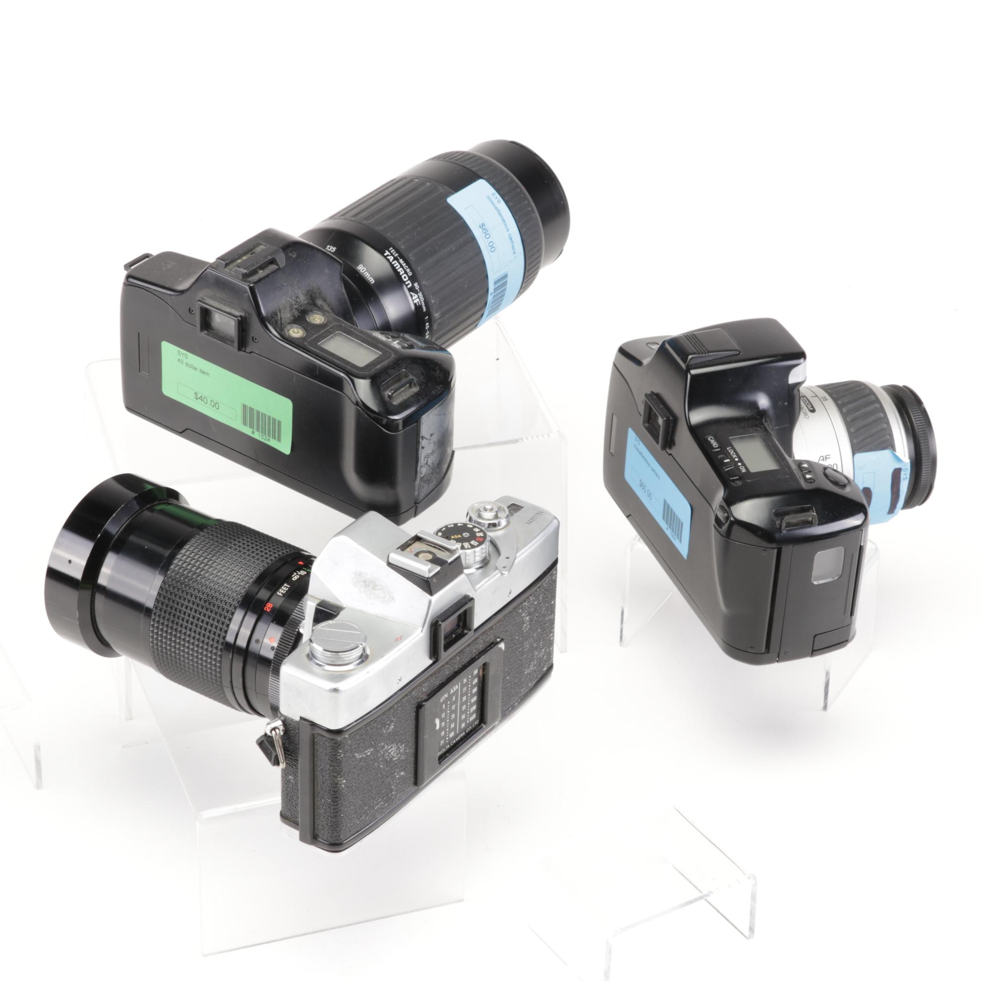 Minolta Camera Bodies with Lenses