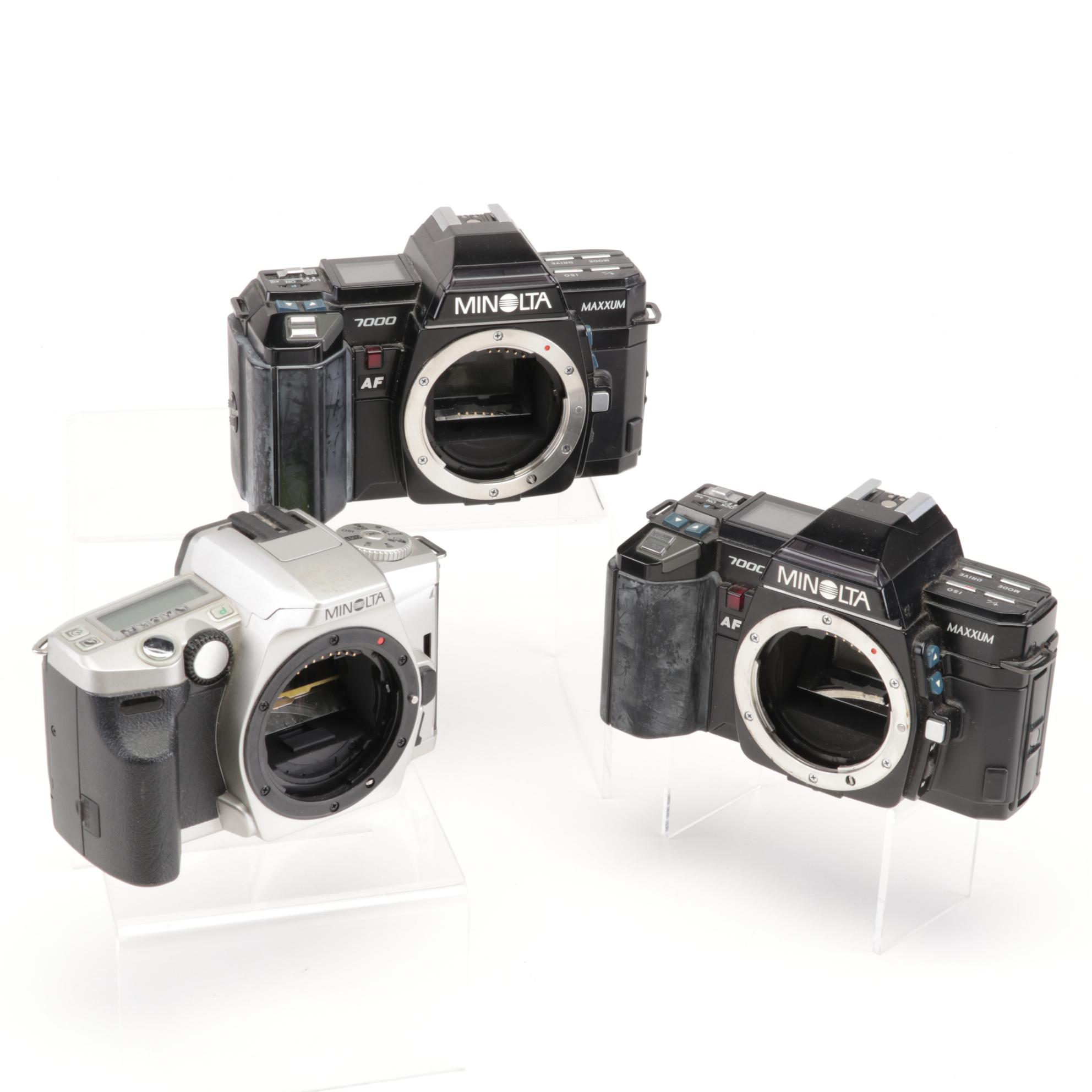Minolta Camera Bodies with Lenses