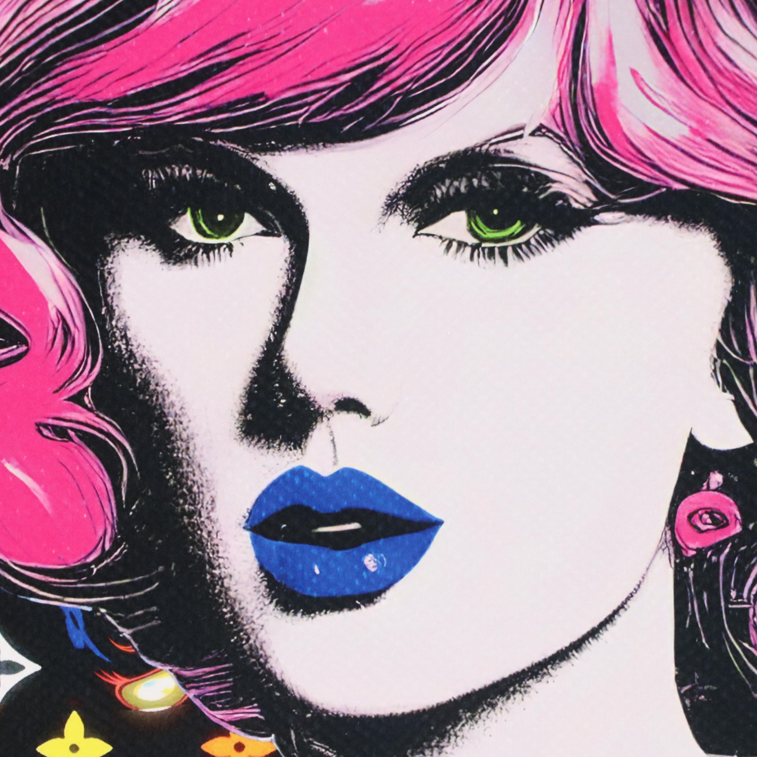 Death NYC Pop Art Graphic Print of Louis Vuitton x Taylor Swift, 2023