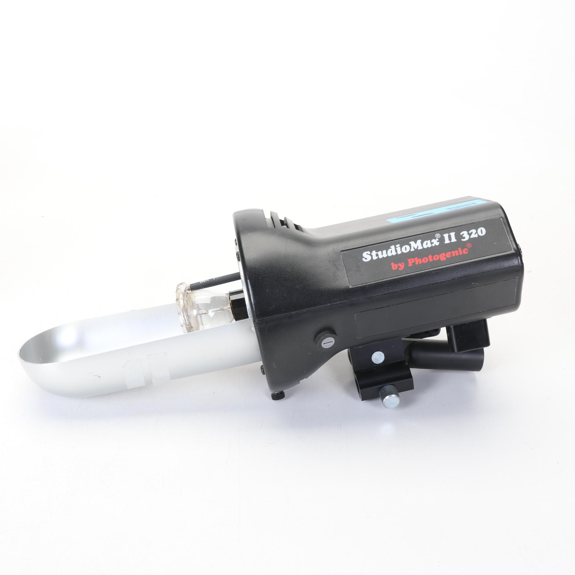 Three Photogenic StudioMax II 320 Flash Heads with Reflectors