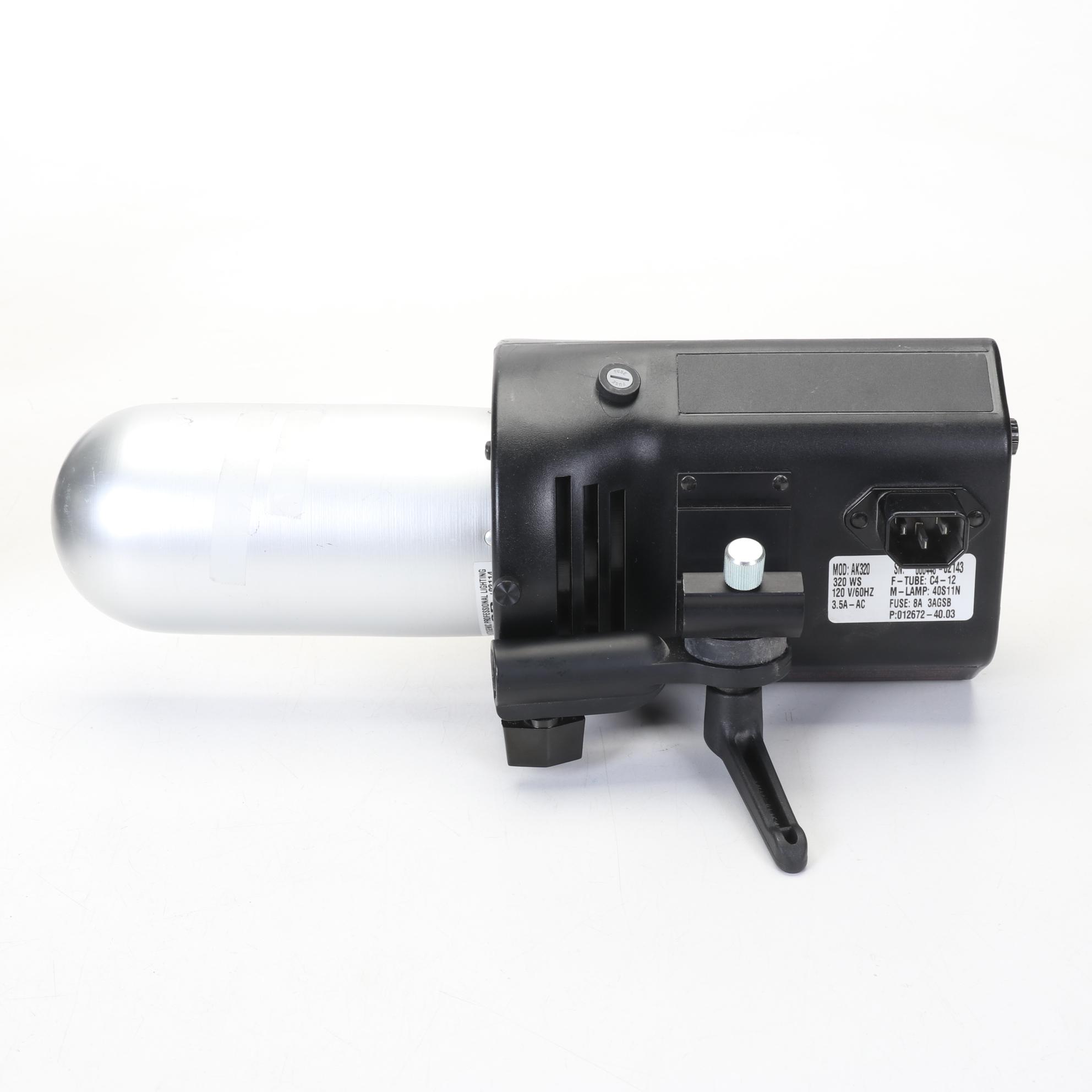 Three Photogenic StudioMax II 320 Flash Heads with Reflectors