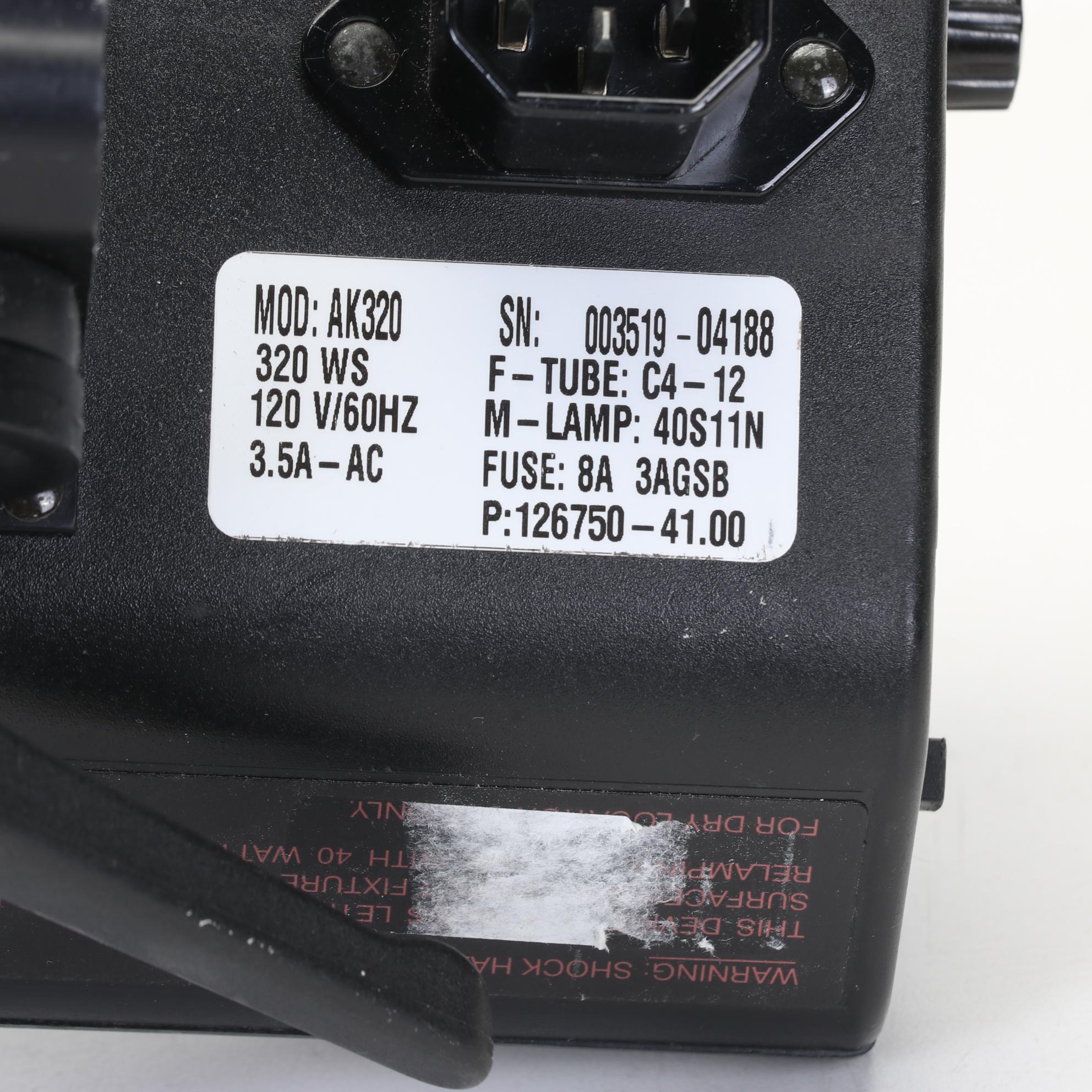 Three Photogenic StudioMax II 320 Flash Heads with Reflectors