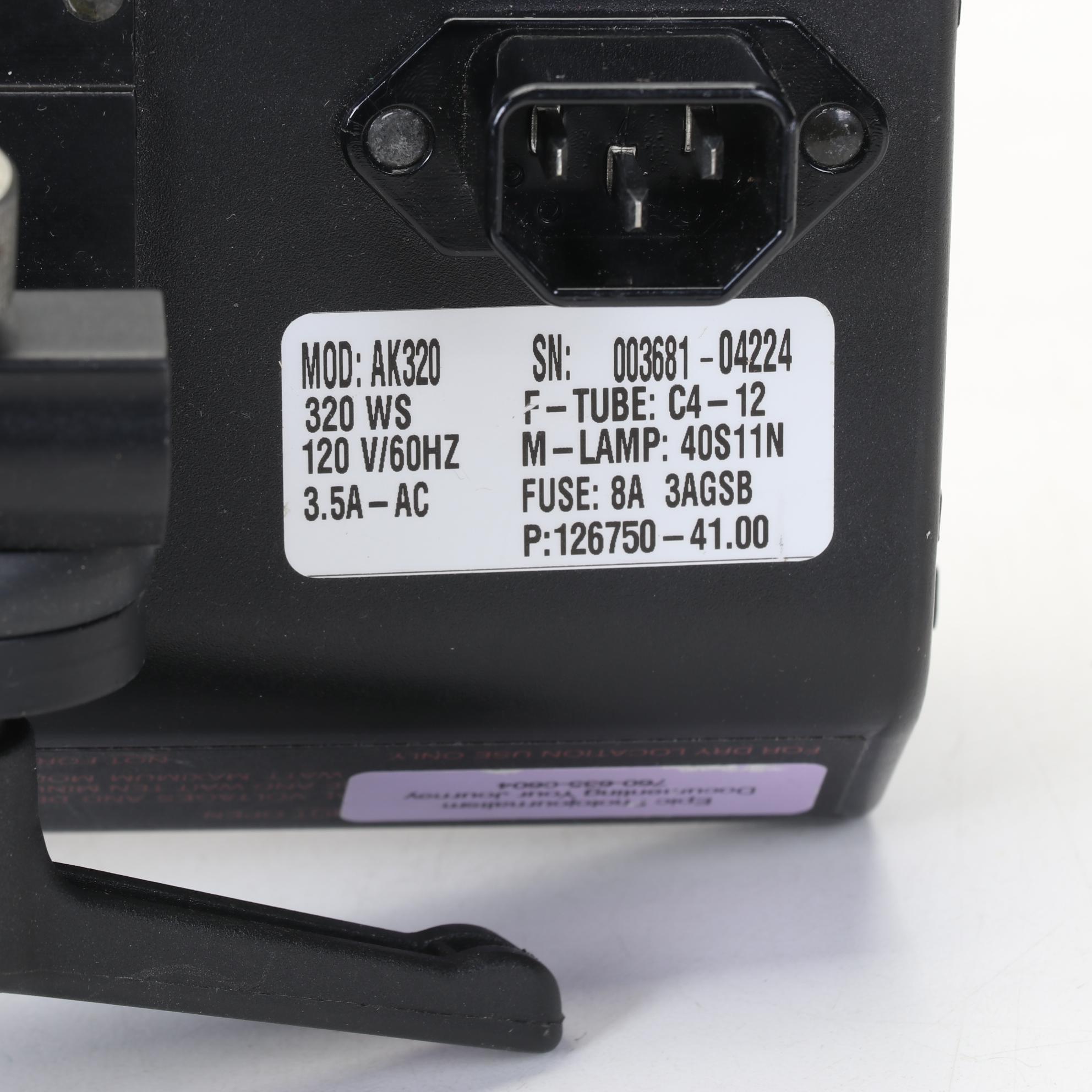 Three Photogenic StudioMax II 320 Flash Heads with Reflectors