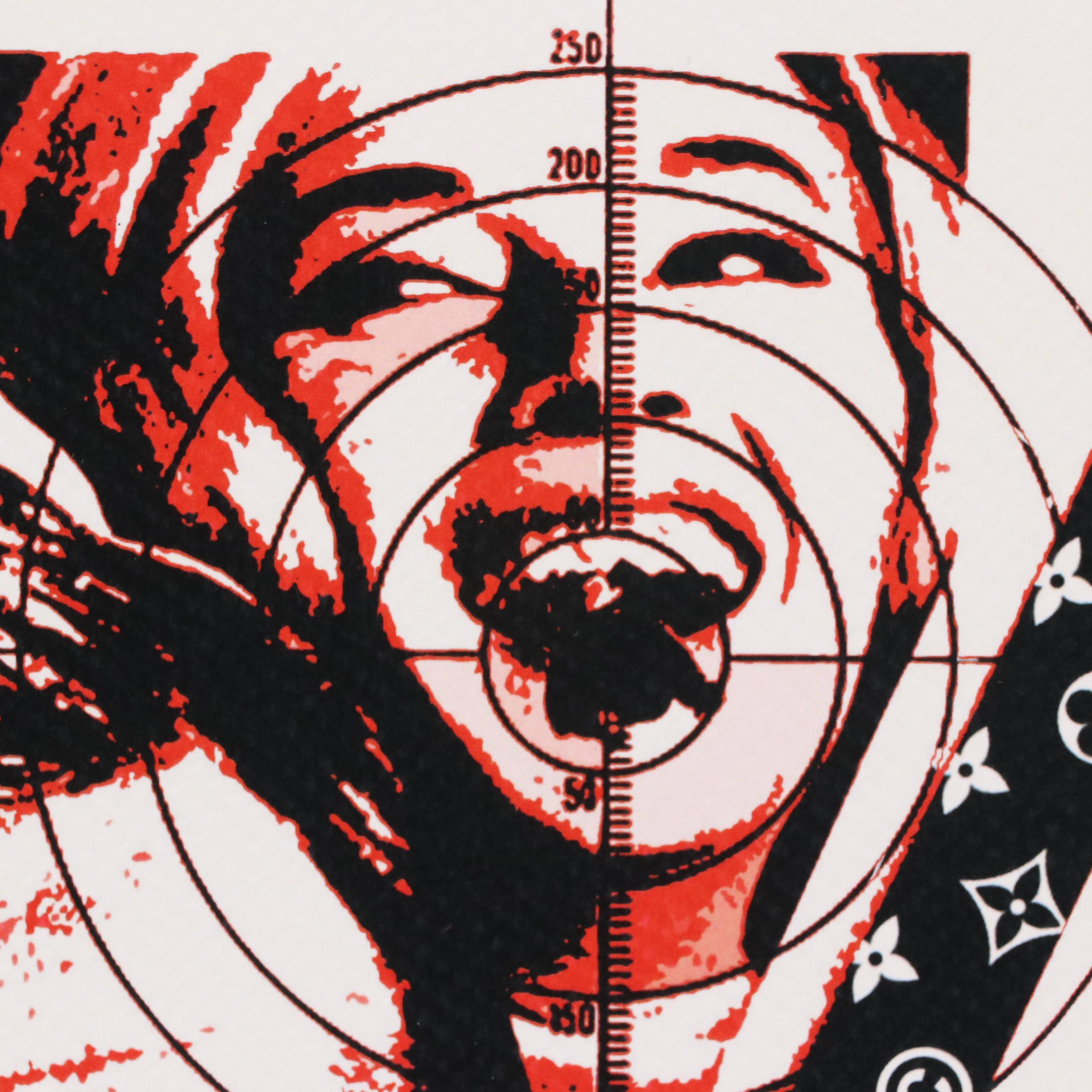 Death NYC Pop Art Graphic Print of James Bond x Louis Vuitton, 2020