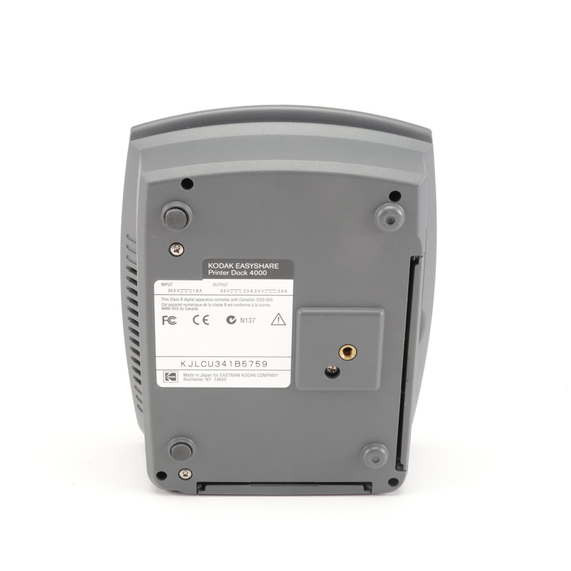 Three Kodak Easy Share Printer Docks with Supplies, 21st Century