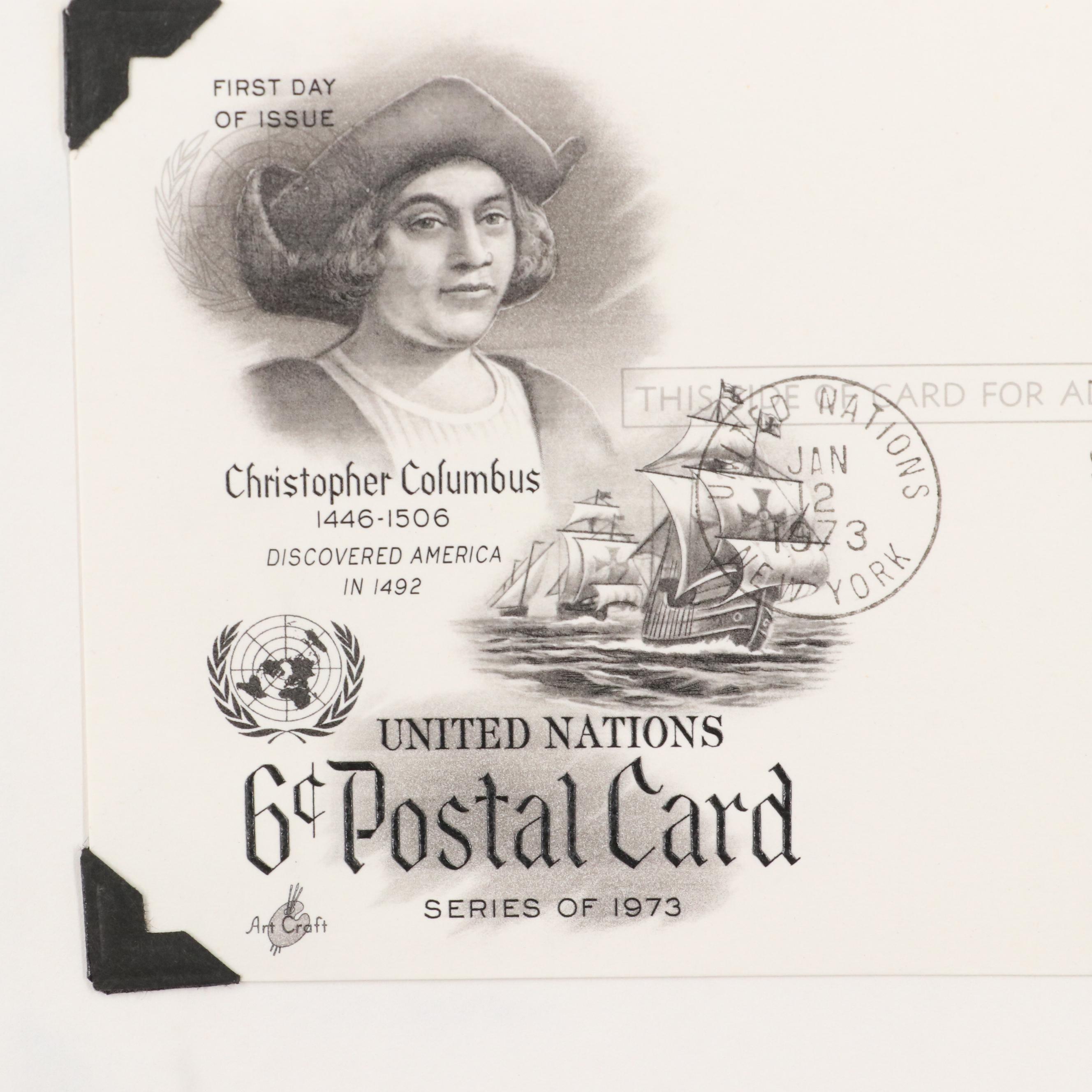Extensive United Nations Postal Cover and Postcard Collection