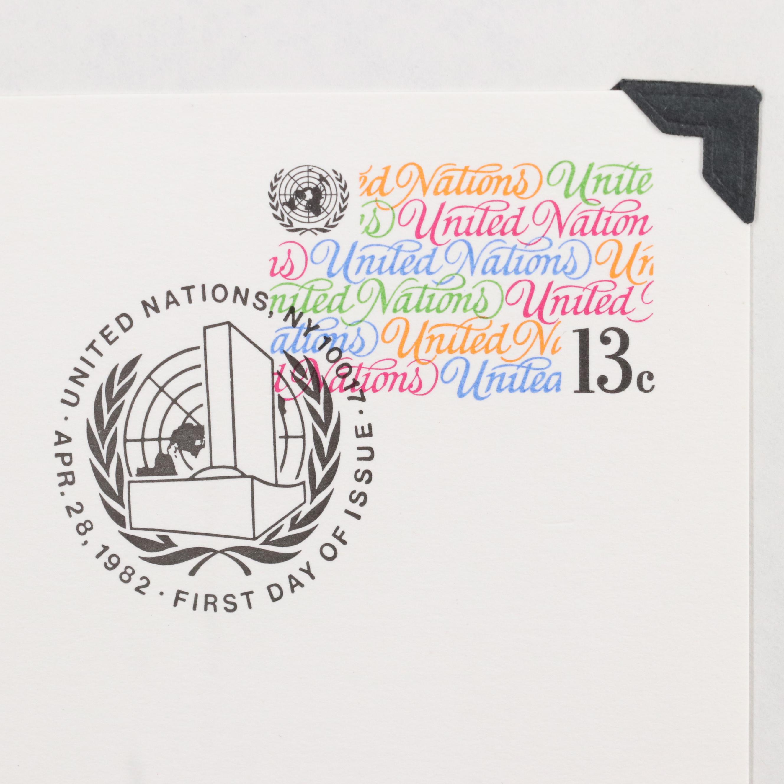 Extensive United Nations Postal Cover and Postcard Collection