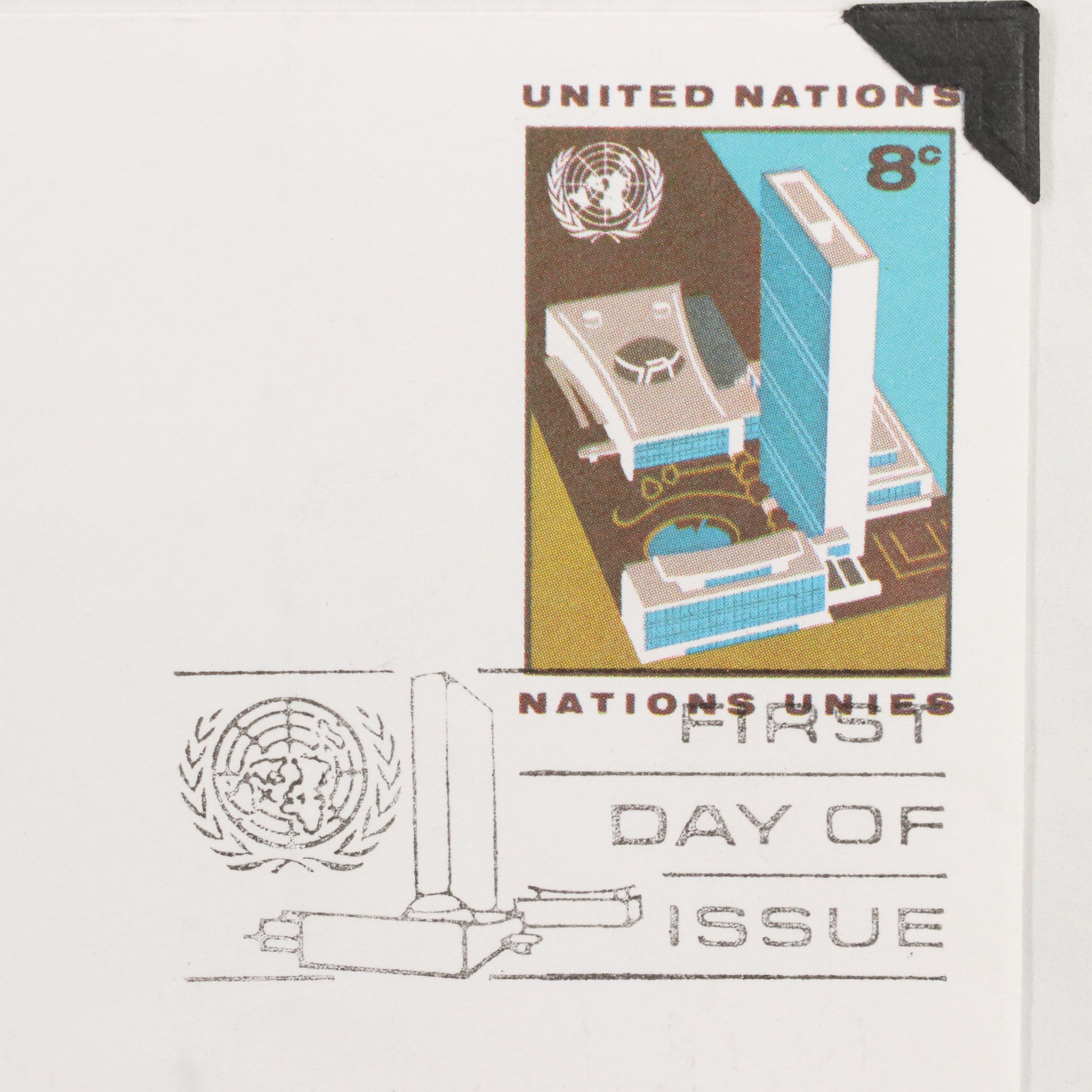 Extensive United Nations Postal Cover and Postcard Collection