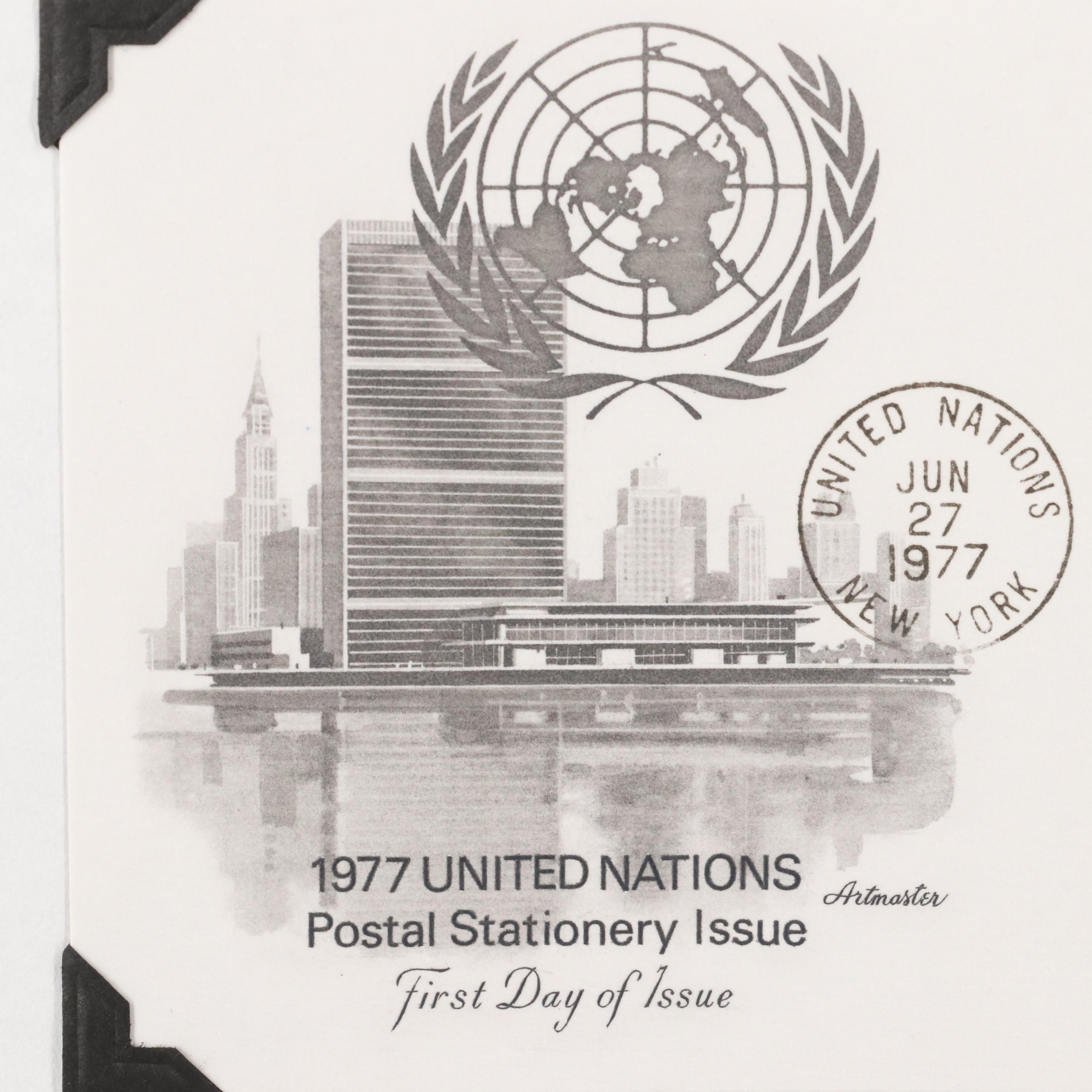 Extensive United Nations Postal Cover and Postcard Collection