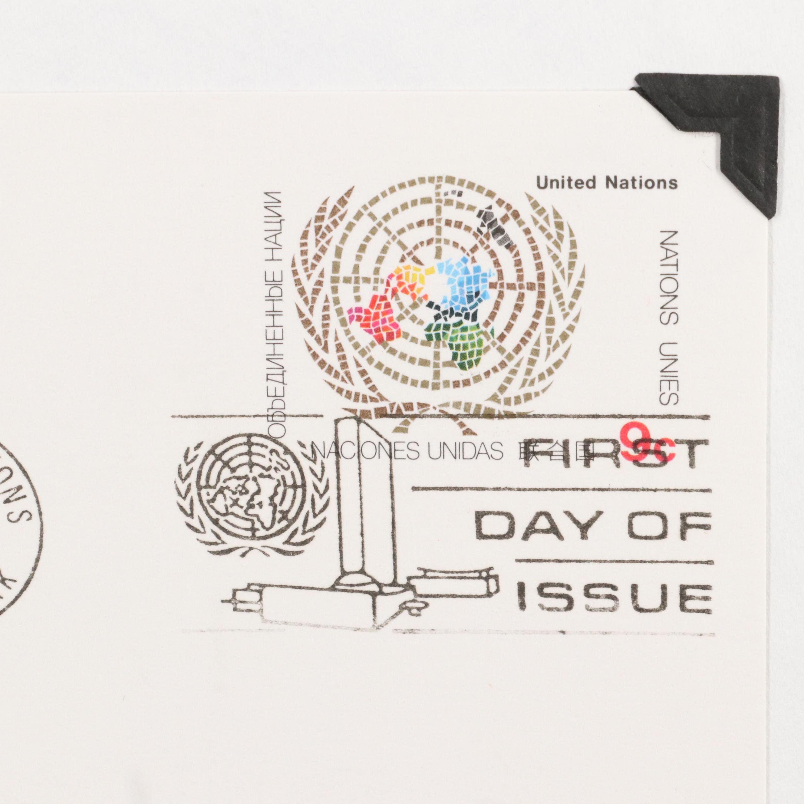 Extensive United Nations Postal Cover and Postcard Collection