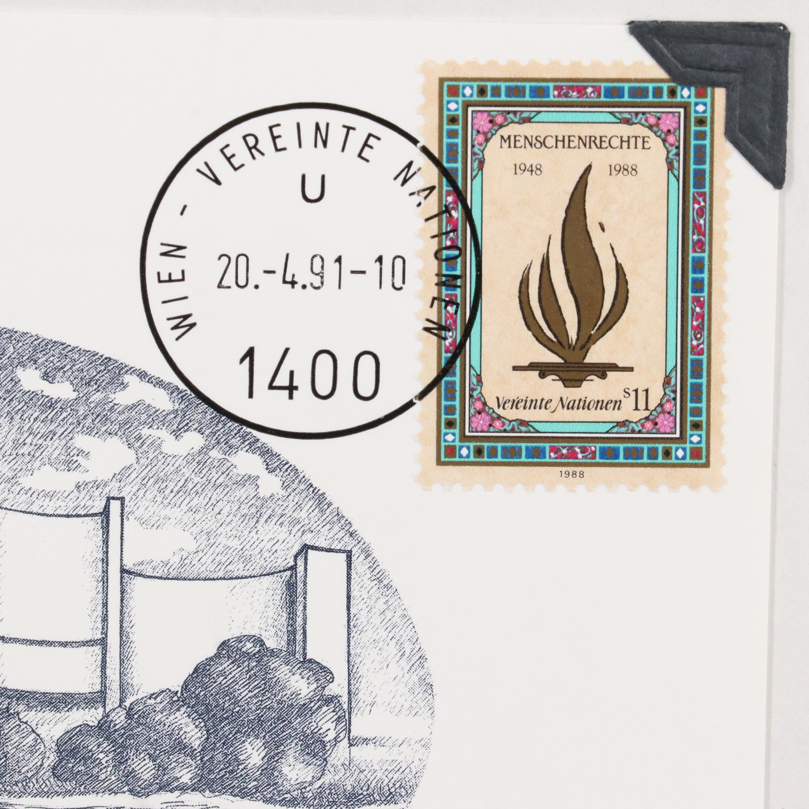 Extensive United Nations Postal Cover and Postcard Collection