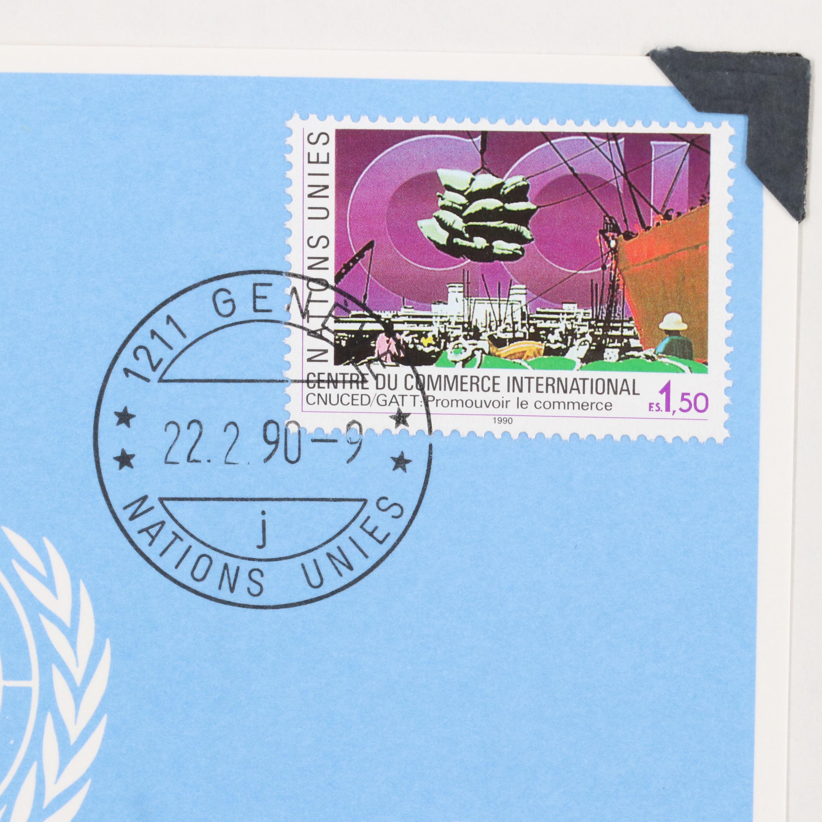 Extensive United Nations Postal Cover and Postcard Collection