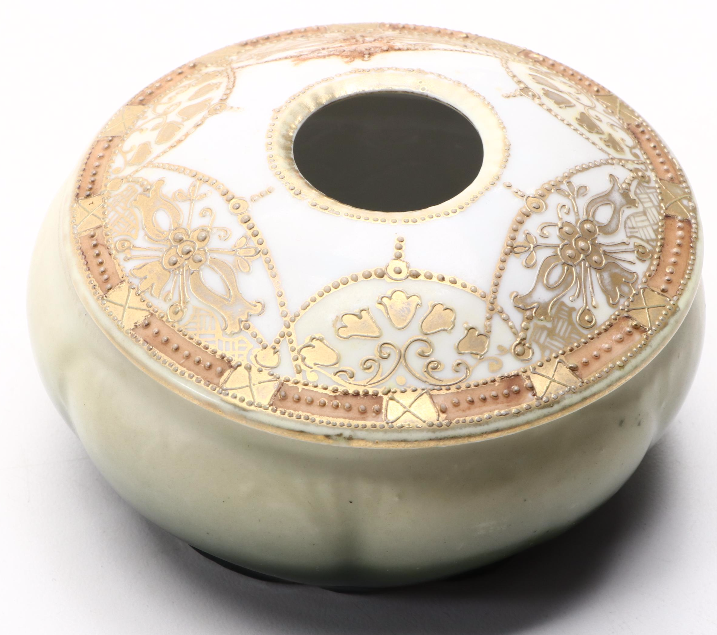 HandPainted Porcelain Hair Receivers EBTH