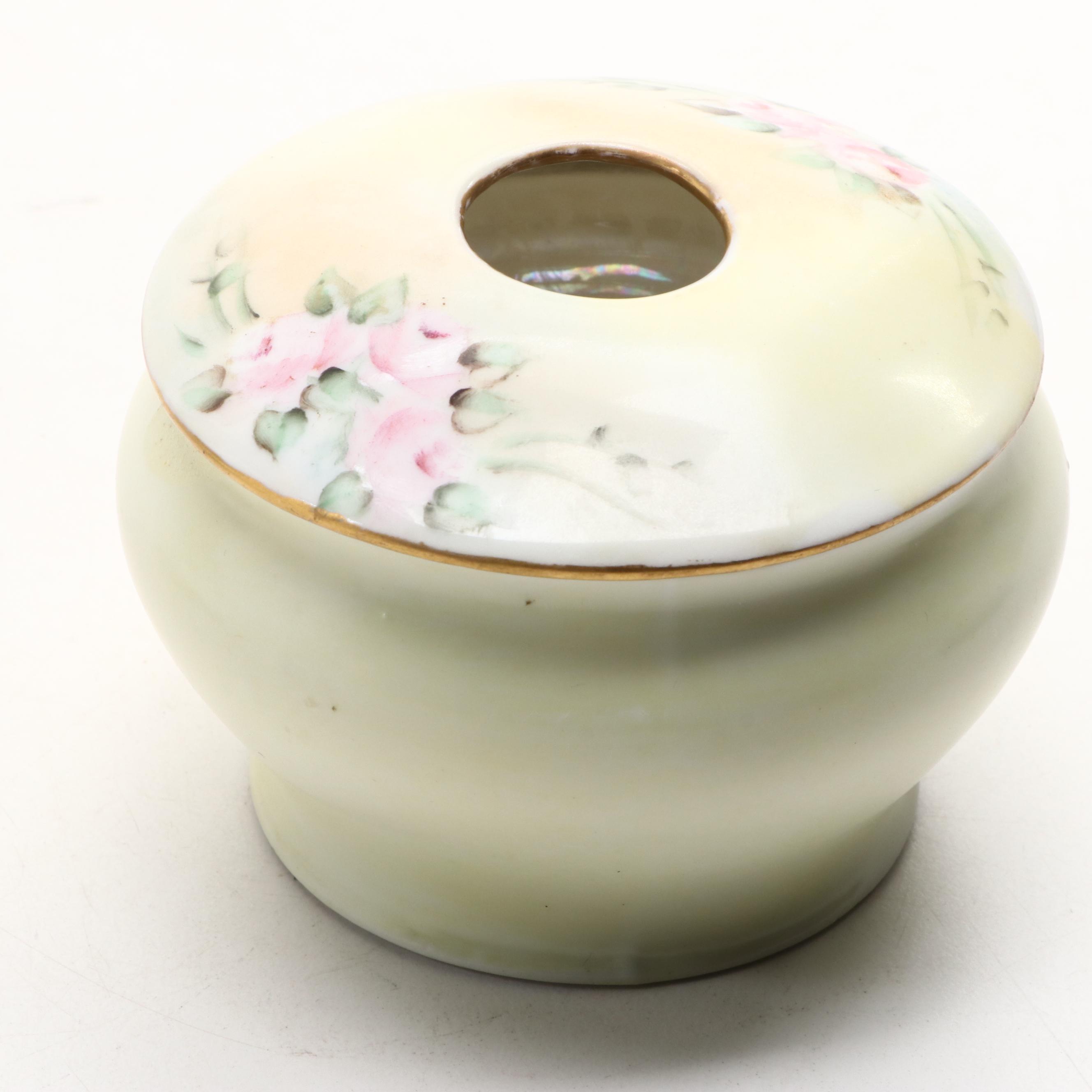 HandPainted Porcelain Hair Receivers EBTH