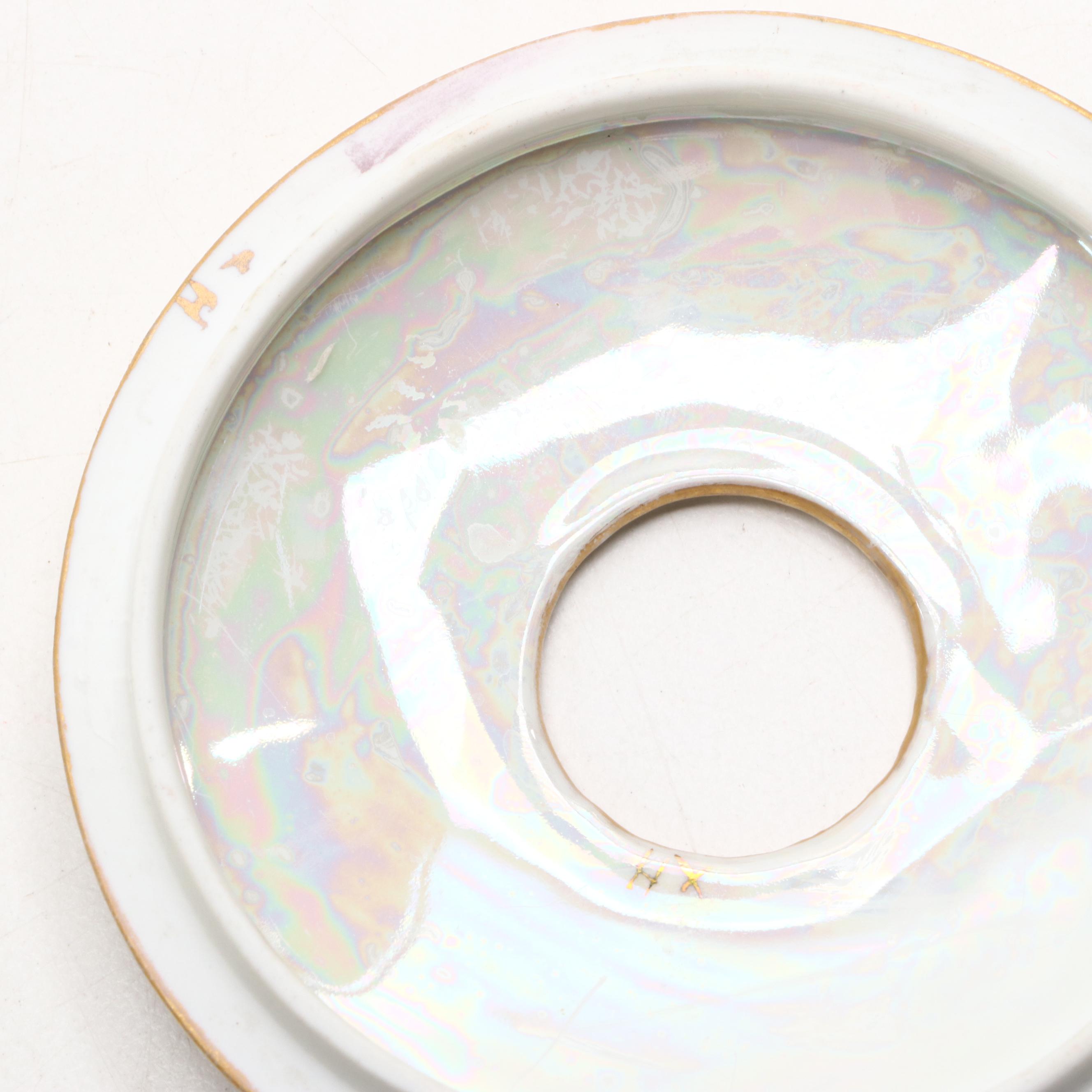 HandPainted Porcelain Hair Receivers EBTH