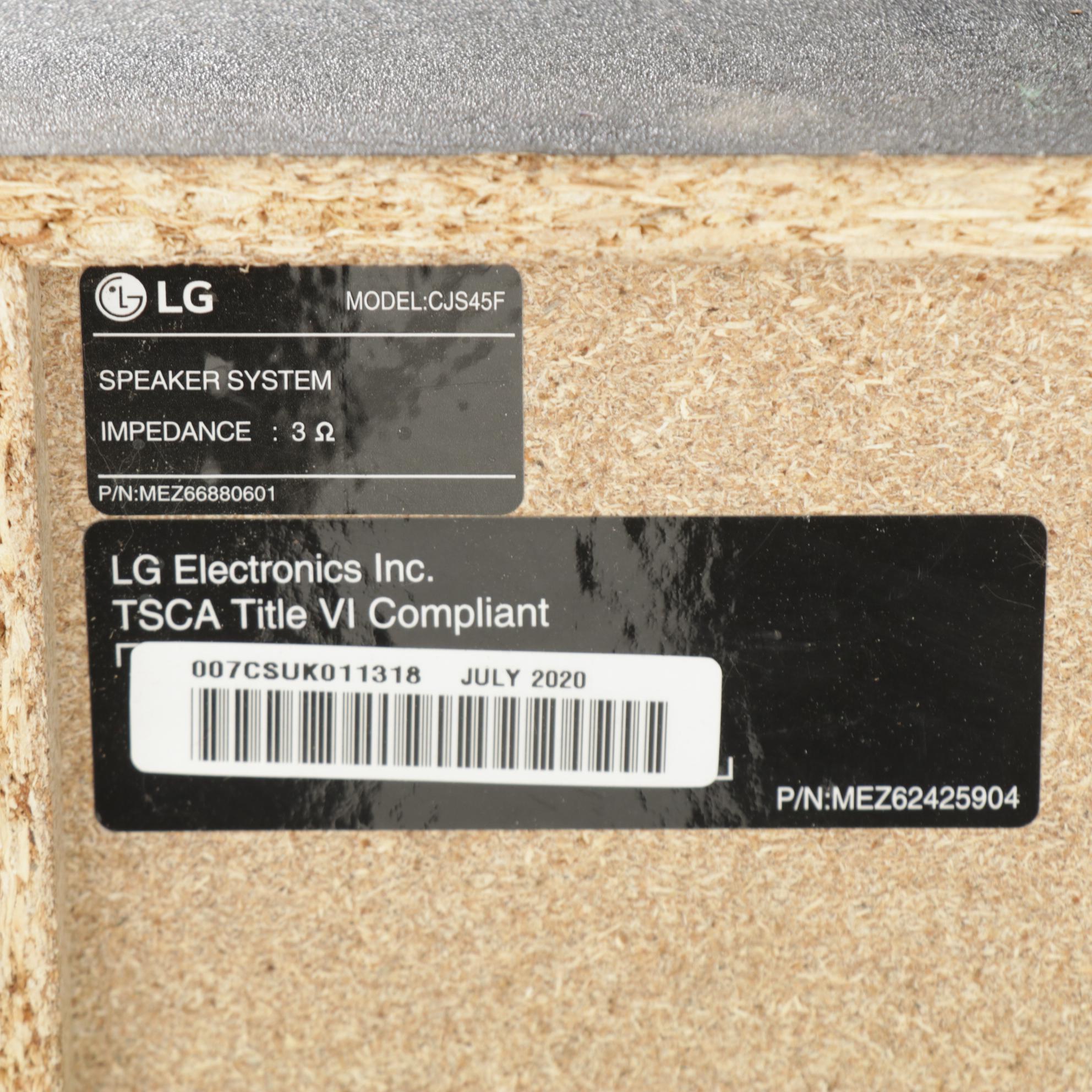 LG CM4590 Mini Hi-Fi System, 2020